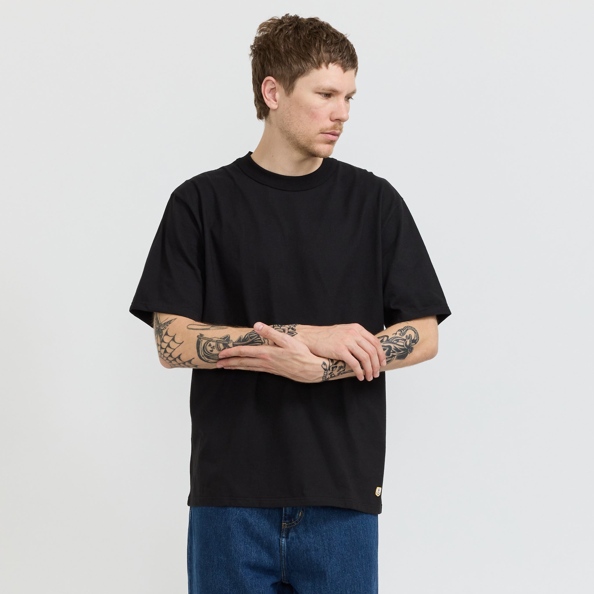 Armor Lux | Organic Lightweight Heritage T-Shirt Black | Maplestore