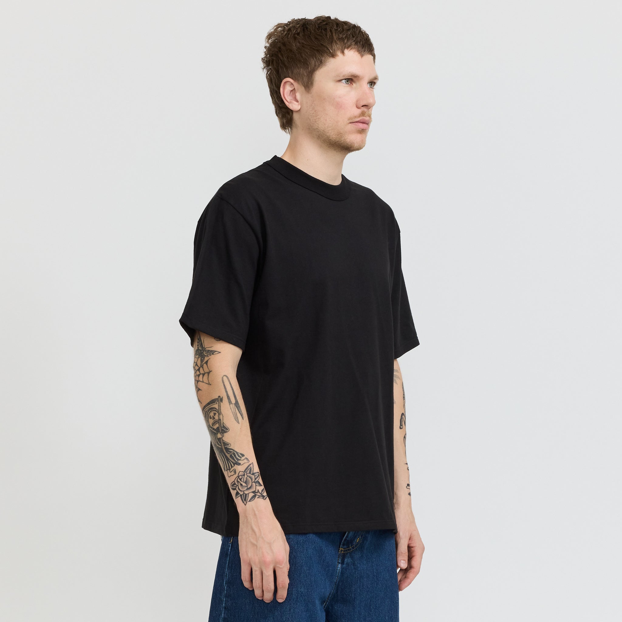 Armor Lux | Organic Lightweight Heritage T-Shirt Black | Maplestore