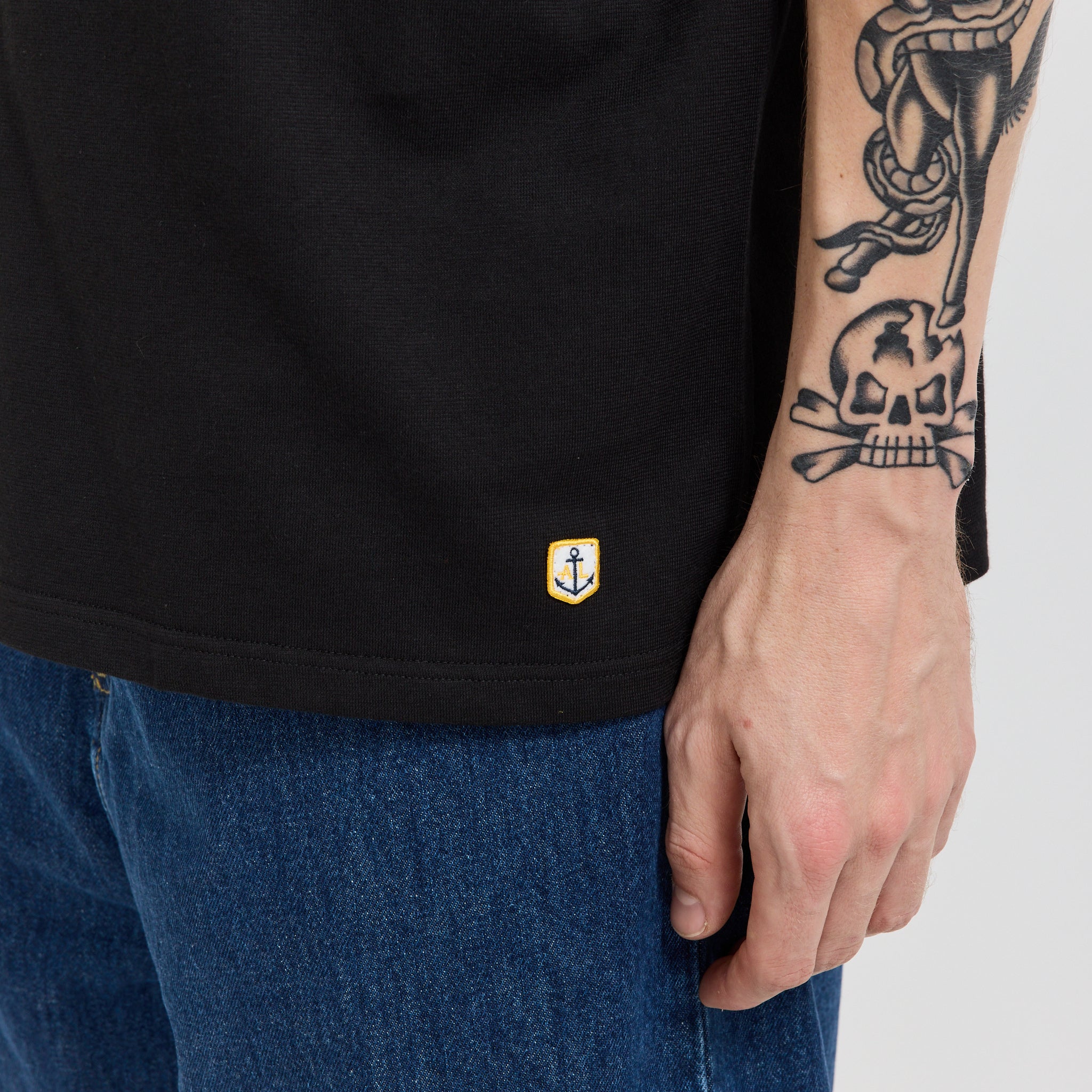 Armor Lux | Organic Lightweight Heritage T-Shirt Black | Maplestore