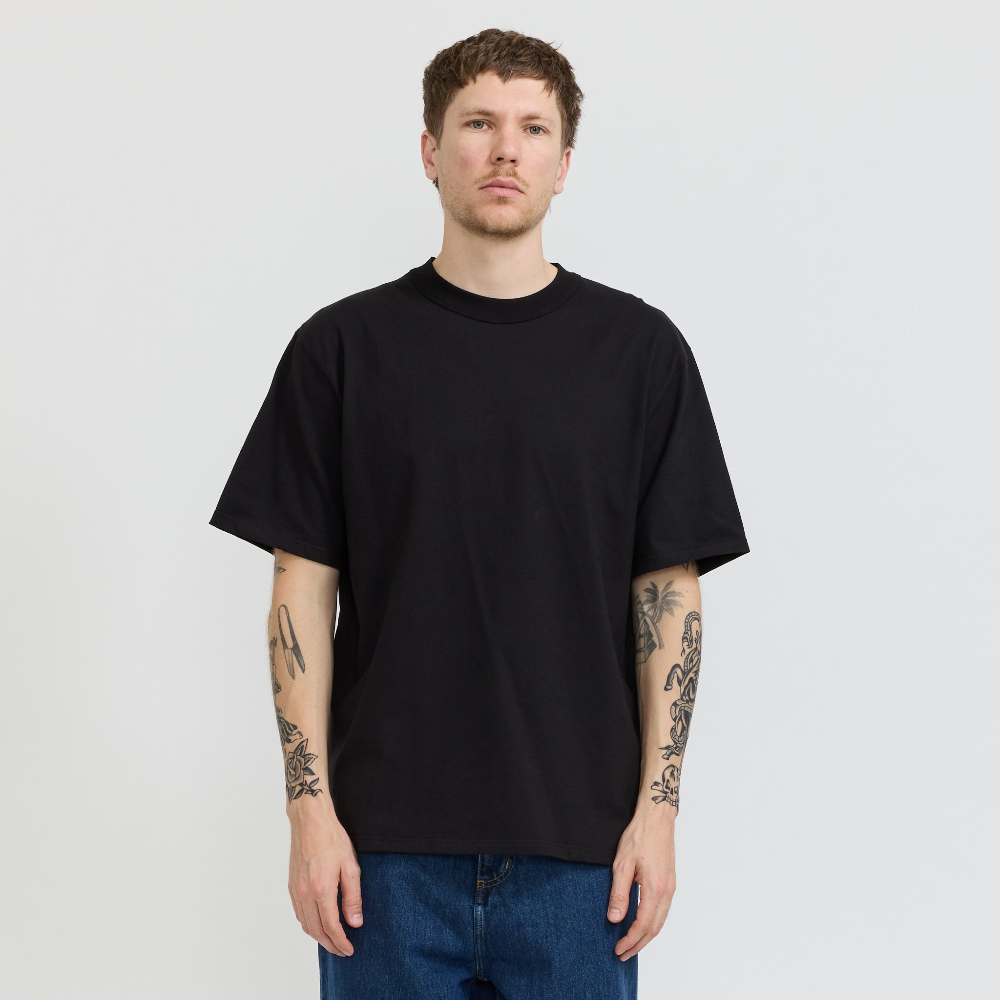 Armor Lux | Organic Lightweight Heritage T-Shirt Black | Maplestore