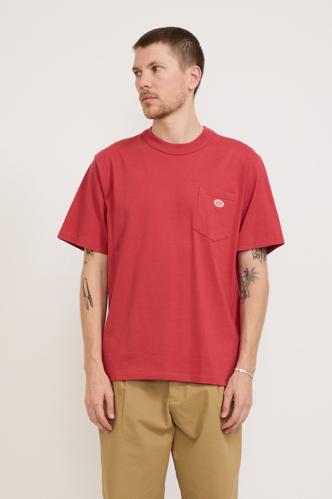 Heritage Pocket T-Shirt Cardinal Red