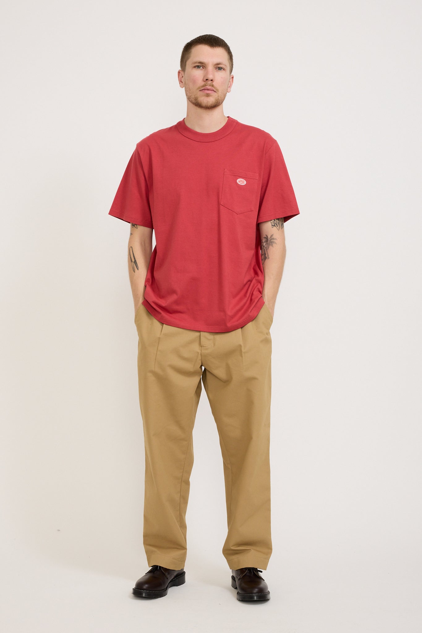 Heritage Pocket T-Shirt Cardinal Red