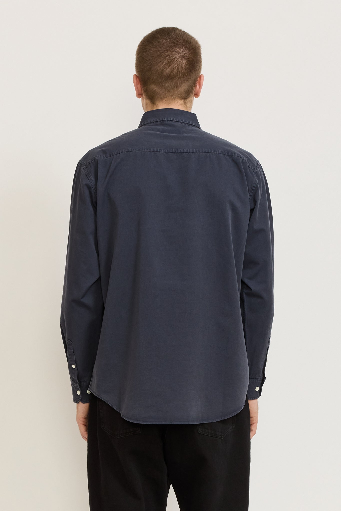 Maclean Long Sleeve Shirt True Navy