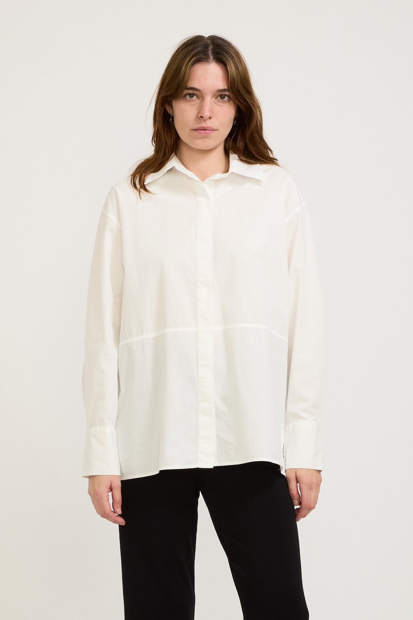 Assembly Label | Astrid Cotton Poplin Shirt White | Maplestore