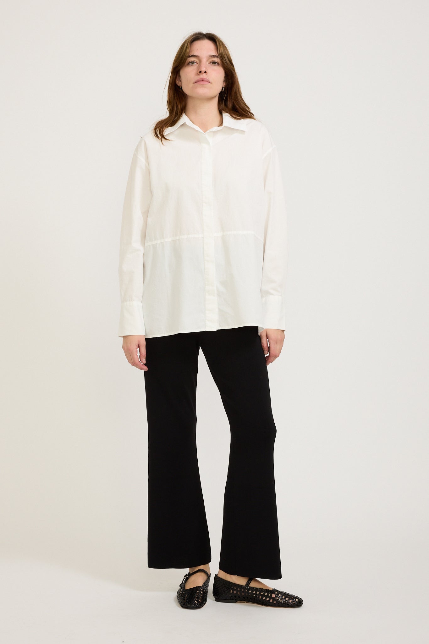 Assembly Label | Astrid Cotton Poplin Shirt White | Maplestore