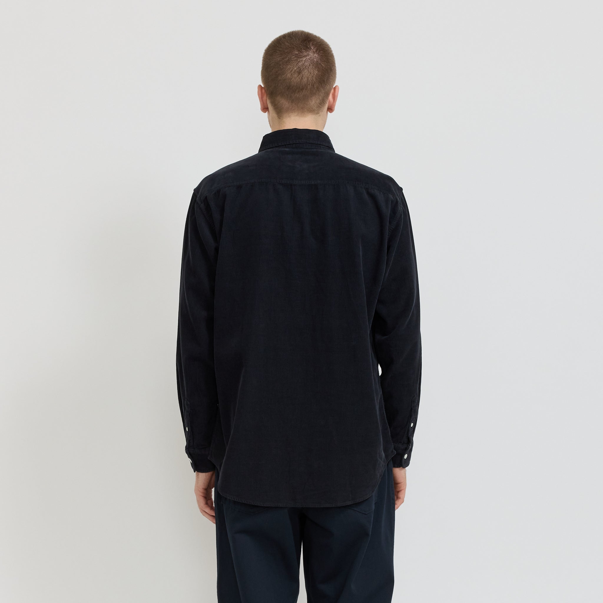 Cord Long Sleeve Shirt True Navy