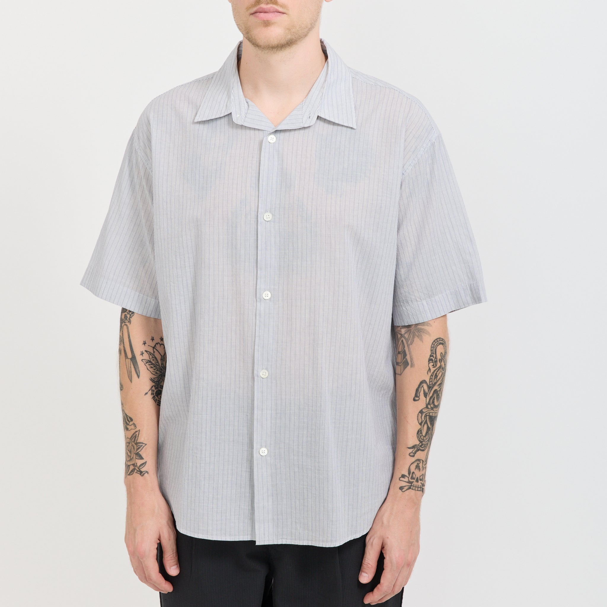 Olly Short Sleeve Shirt Graphite/White