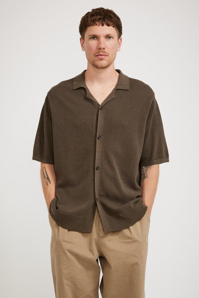 Assembly Label | Murray Knit Shirt Military | Maplestore