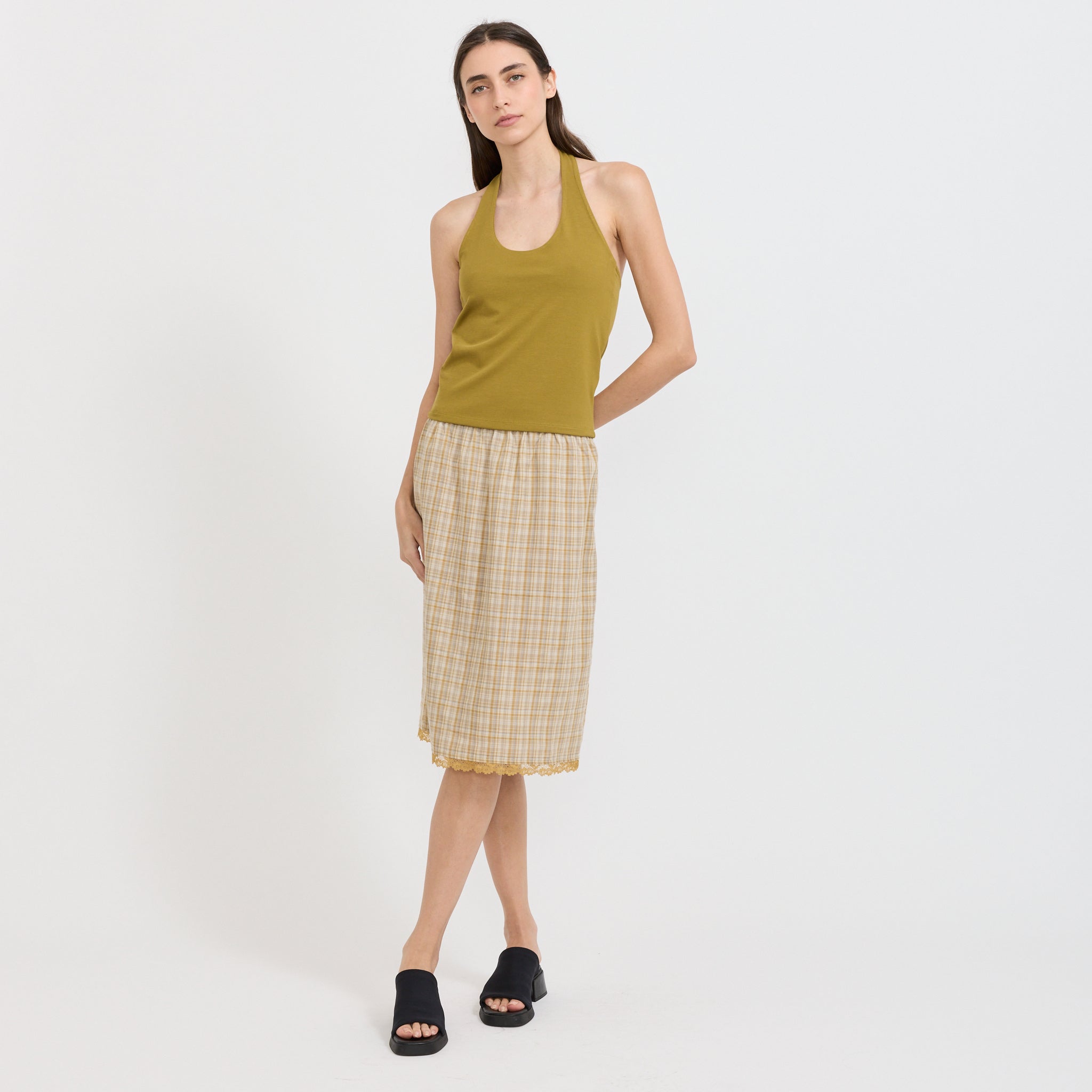 Halter Top Mustard