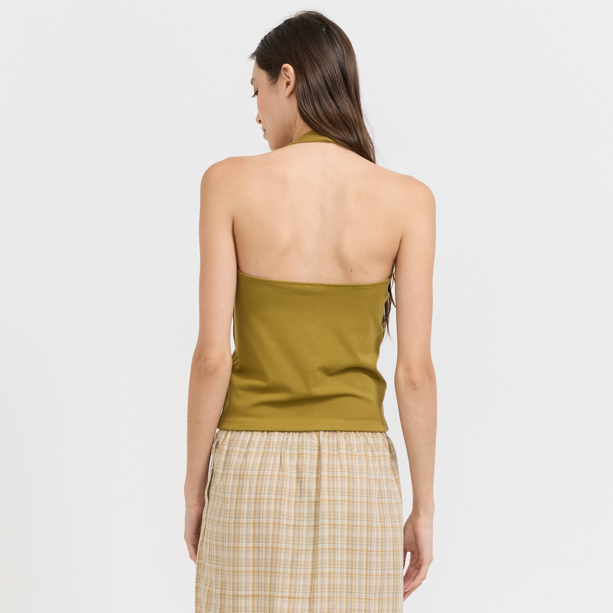 Halter Top Mustard