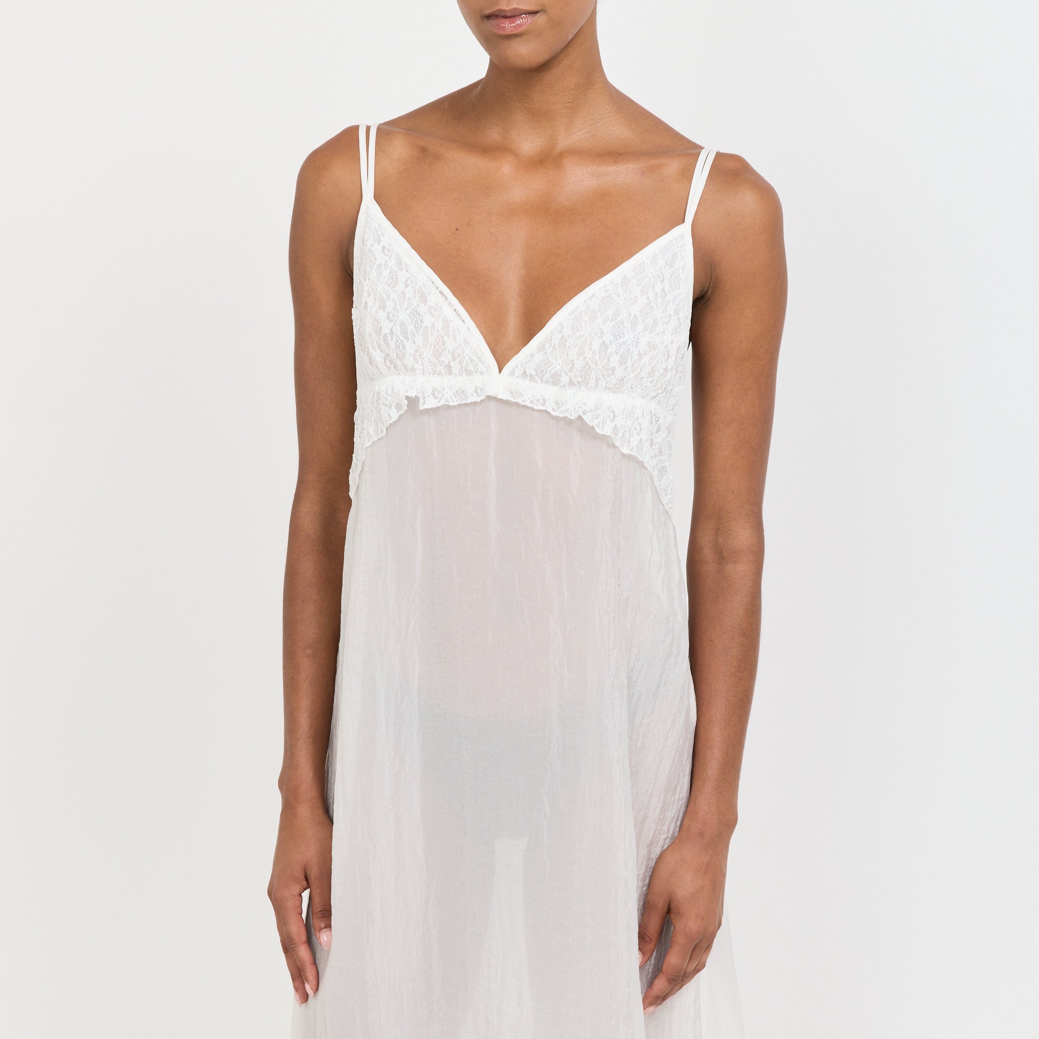 Atelier Edition | Lace Layered Dress White | Maplestore