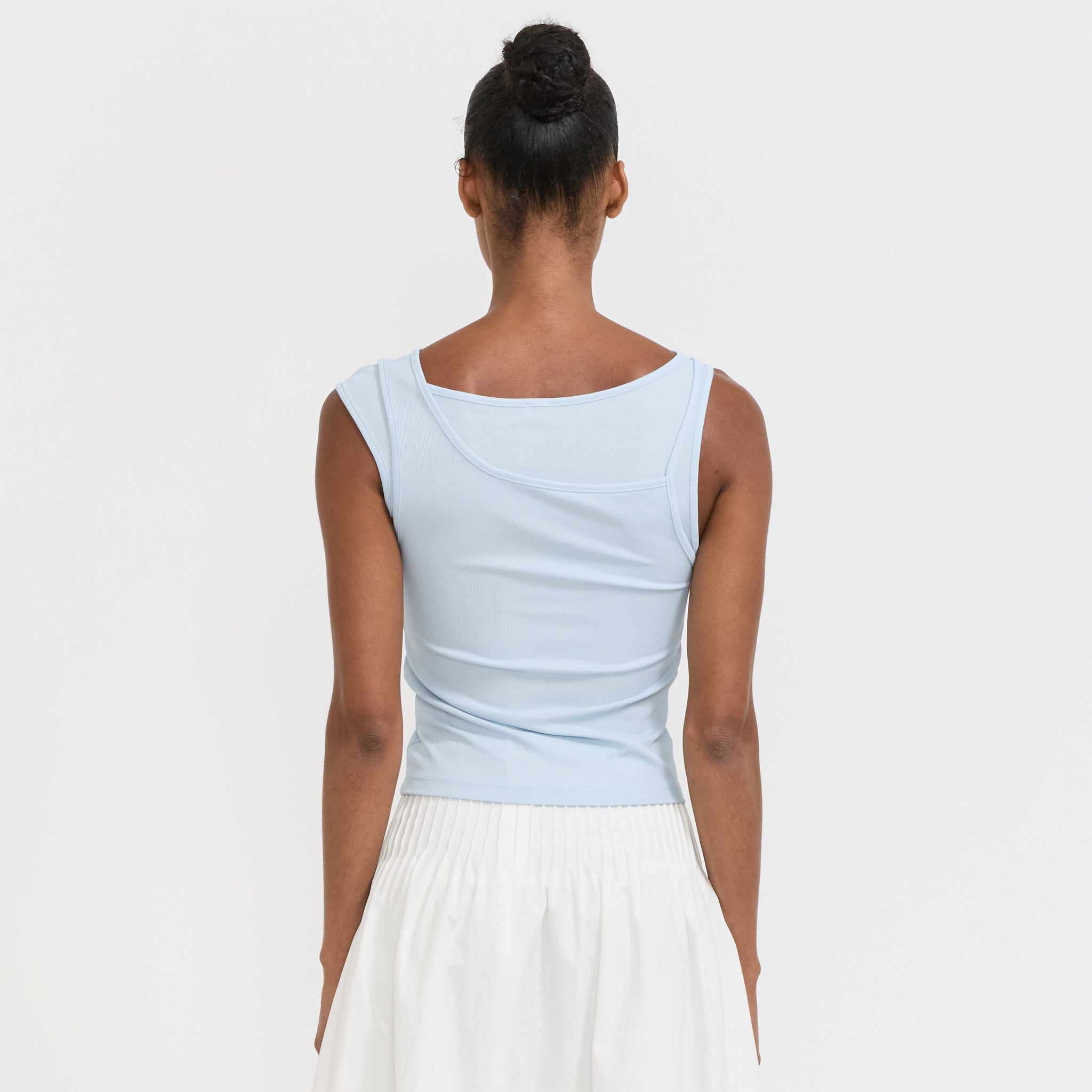 Atelier Edition | Layered Sleeveless Top Light Blue | Maplestore