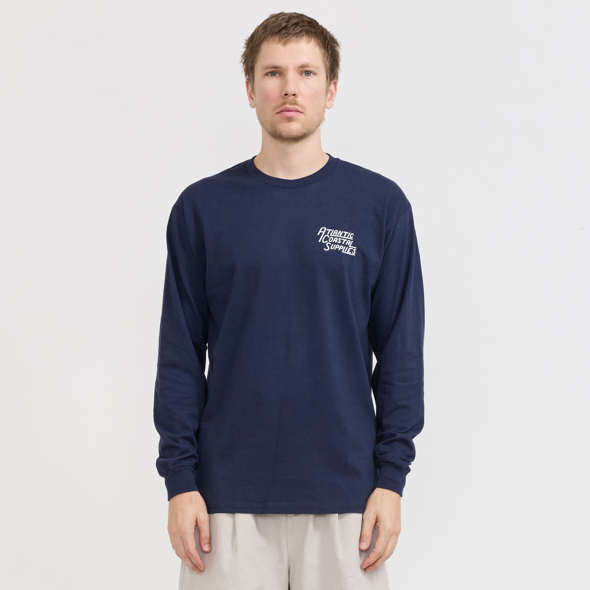 Atlantic Coastal Supplies | Standard Tee Long Navy | Maplestore