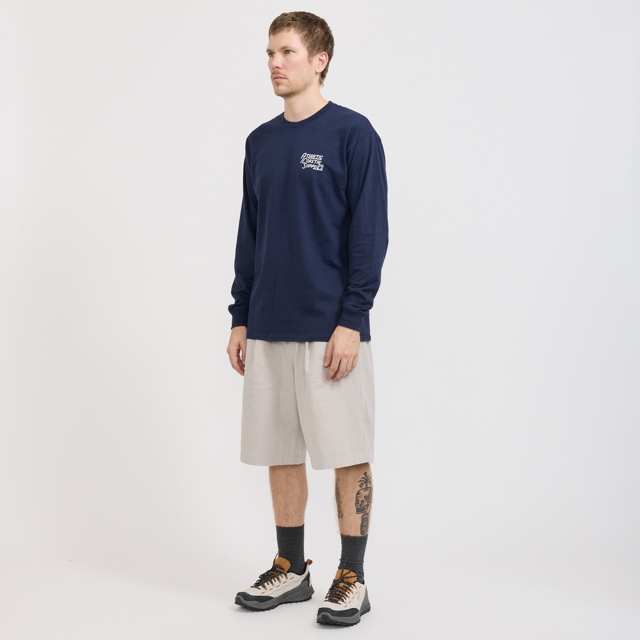 Atlantic Coastal Supplies | Standard Tee Long Navy | Maplestore