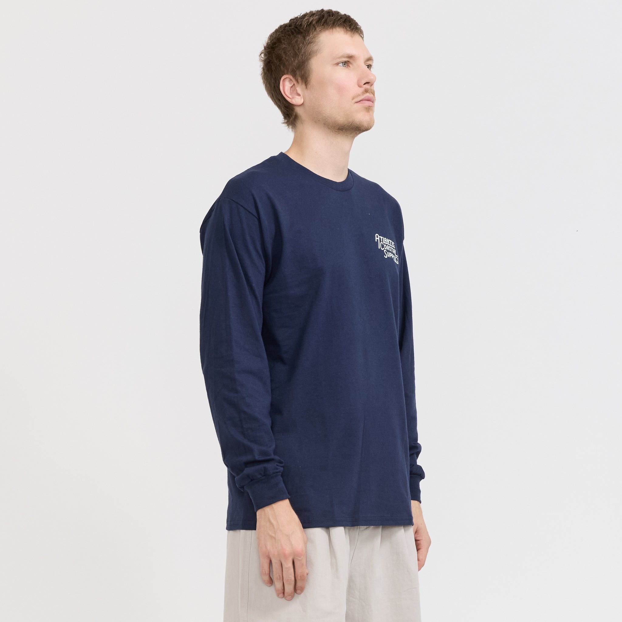 Atlantic Coastal Supplies | Standard Tee Long Navy | Maplestore