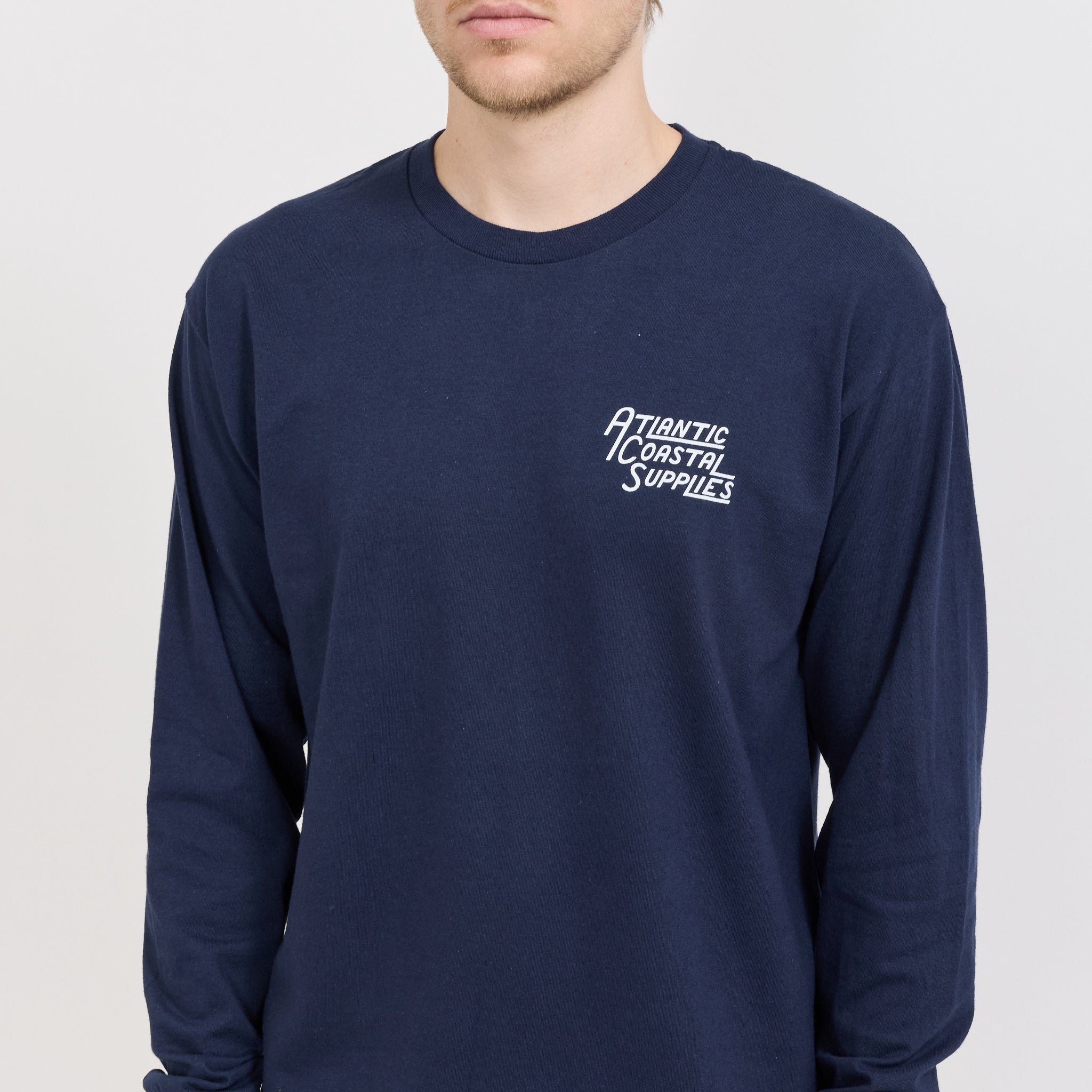 Atlantic Coastal Supplies | Standard Tee Long Navy | Maplestore