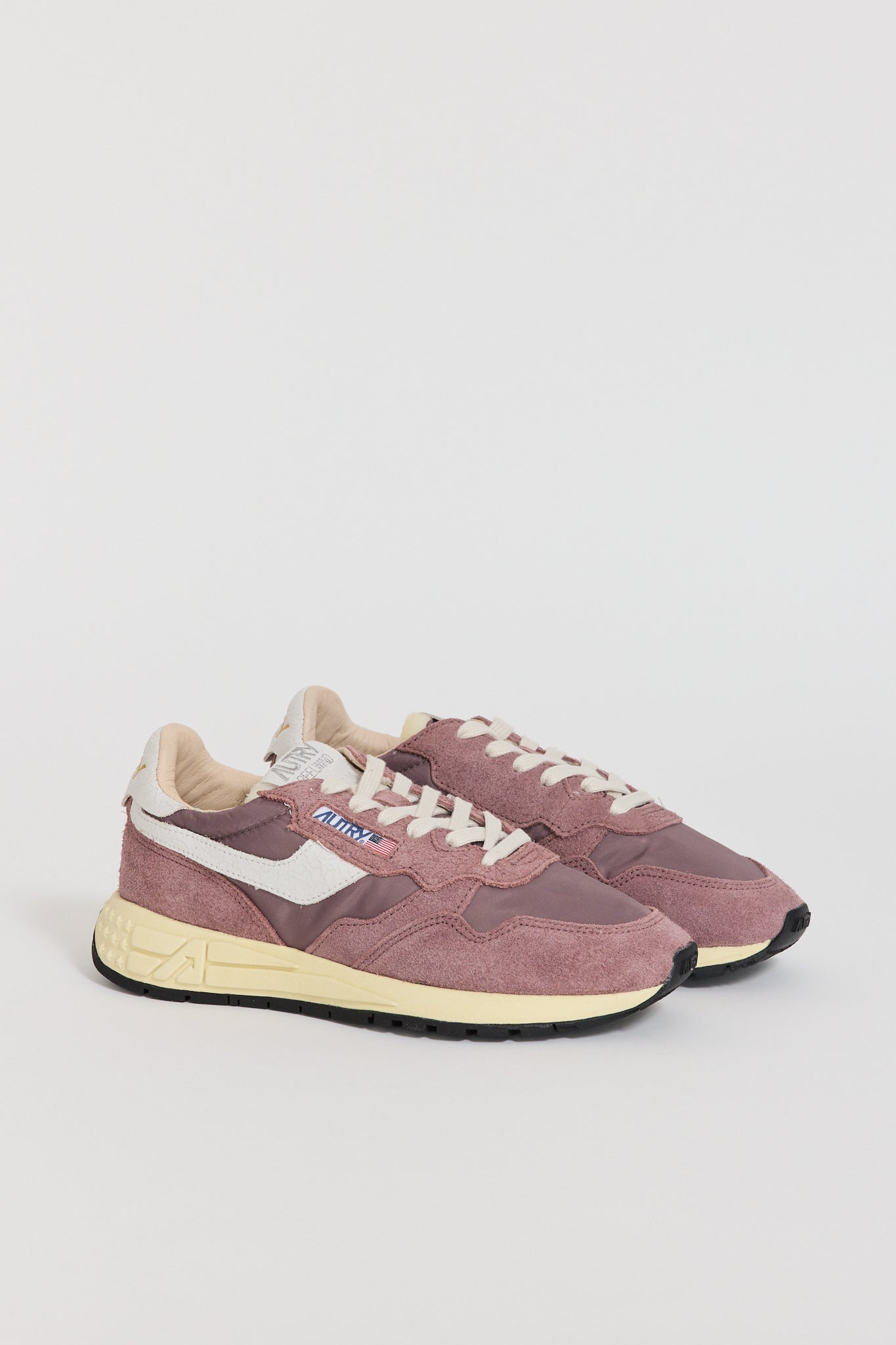 Reelwind Low Crack White/Taupe Rose