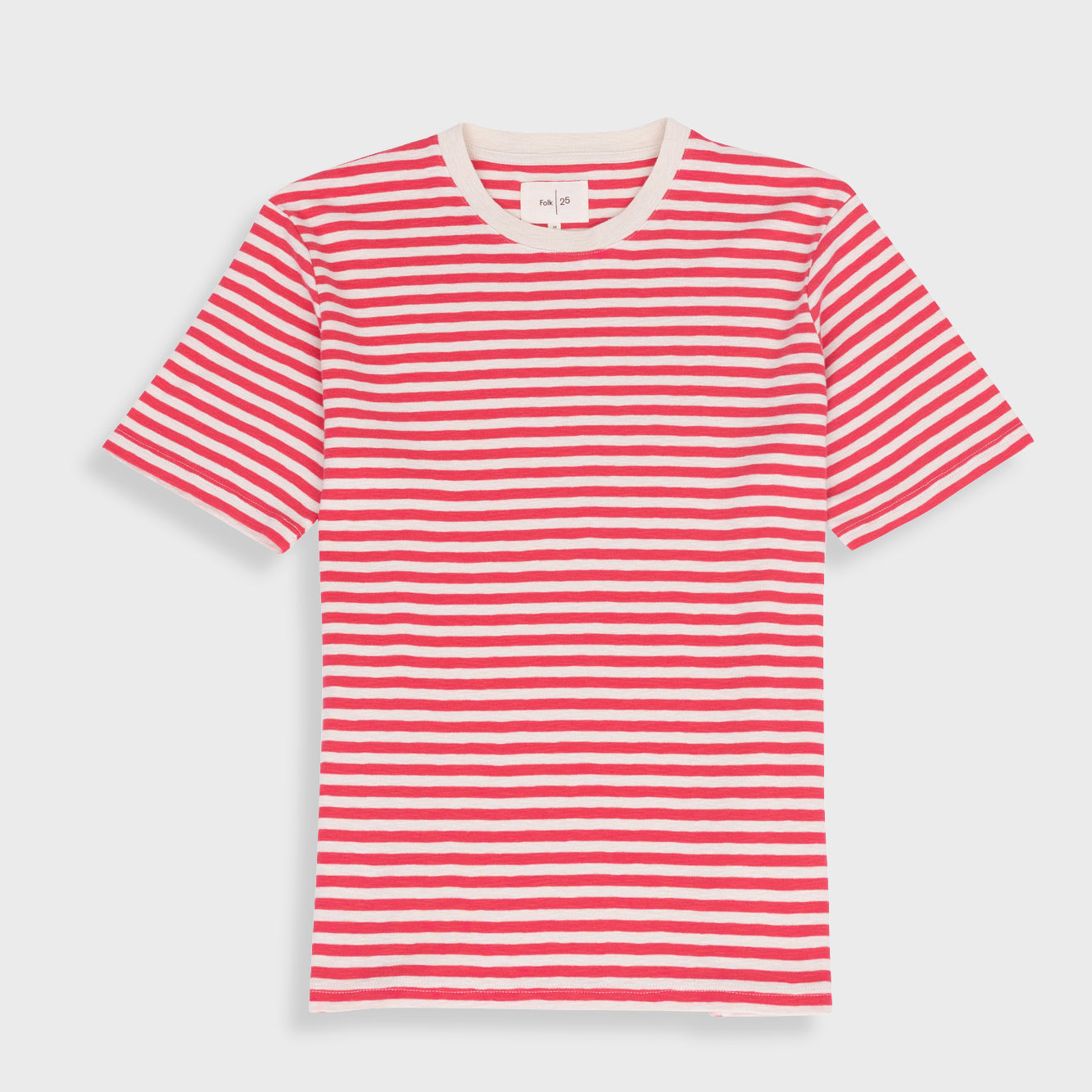 Classic Stripe Tee Raspberry
