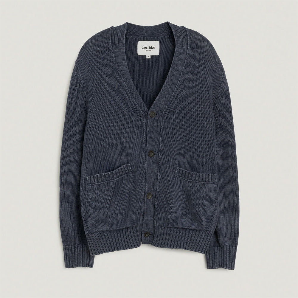 Corridor NYC | Acid Wash Cardigan Midnight | Maplestore