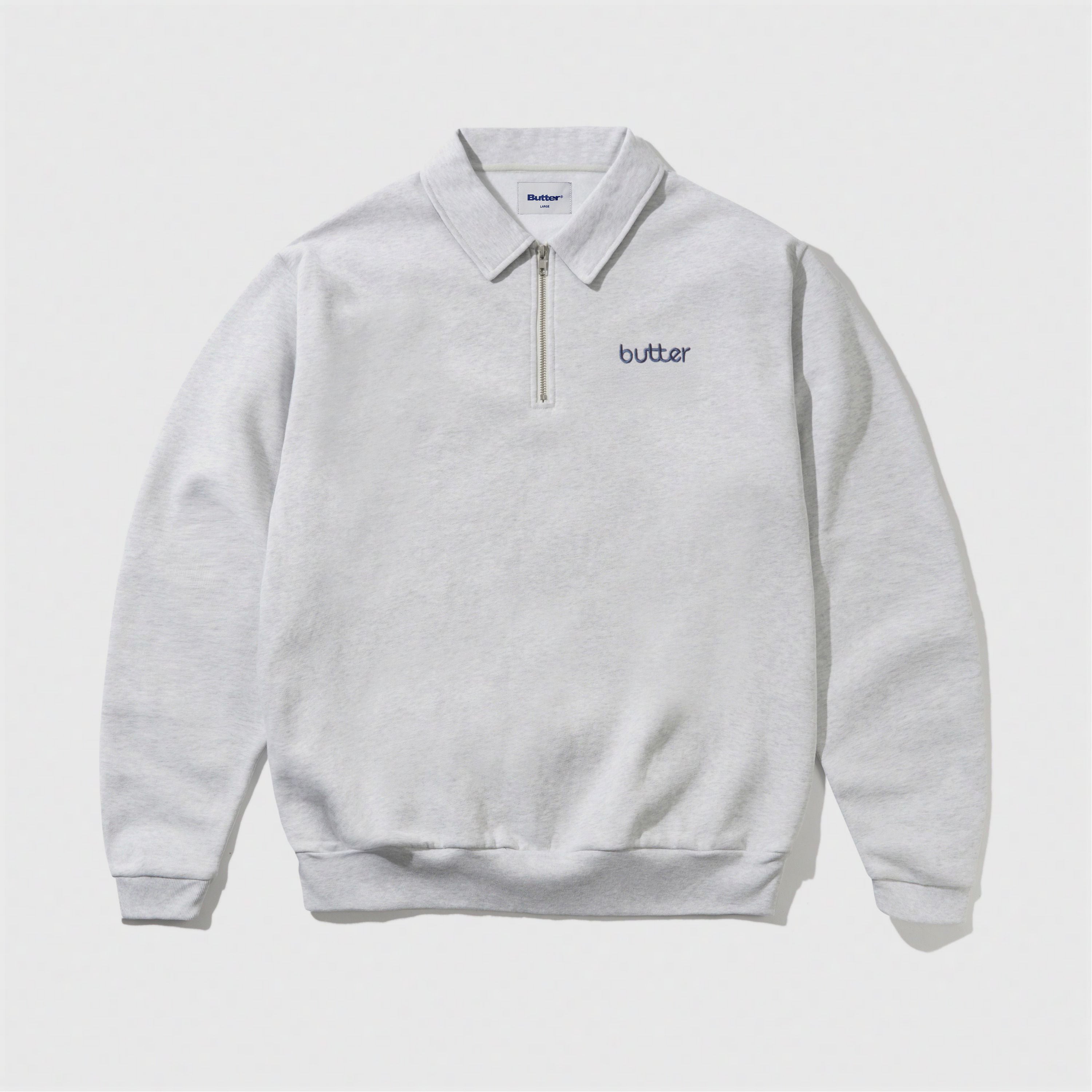 Alpine 1/4 Zip Sweater Ash