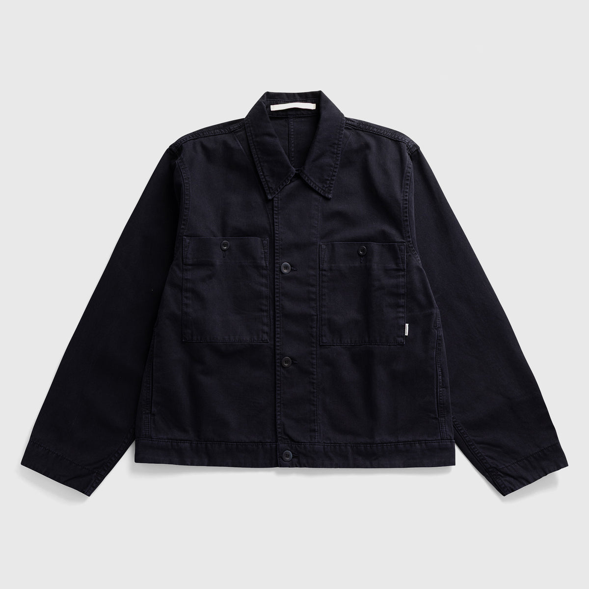 Arresskov Broken Twill Overshirt Dark Navy