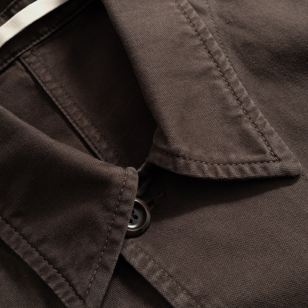 Arresskov Broken Twill Overshirt Delicioso Brown