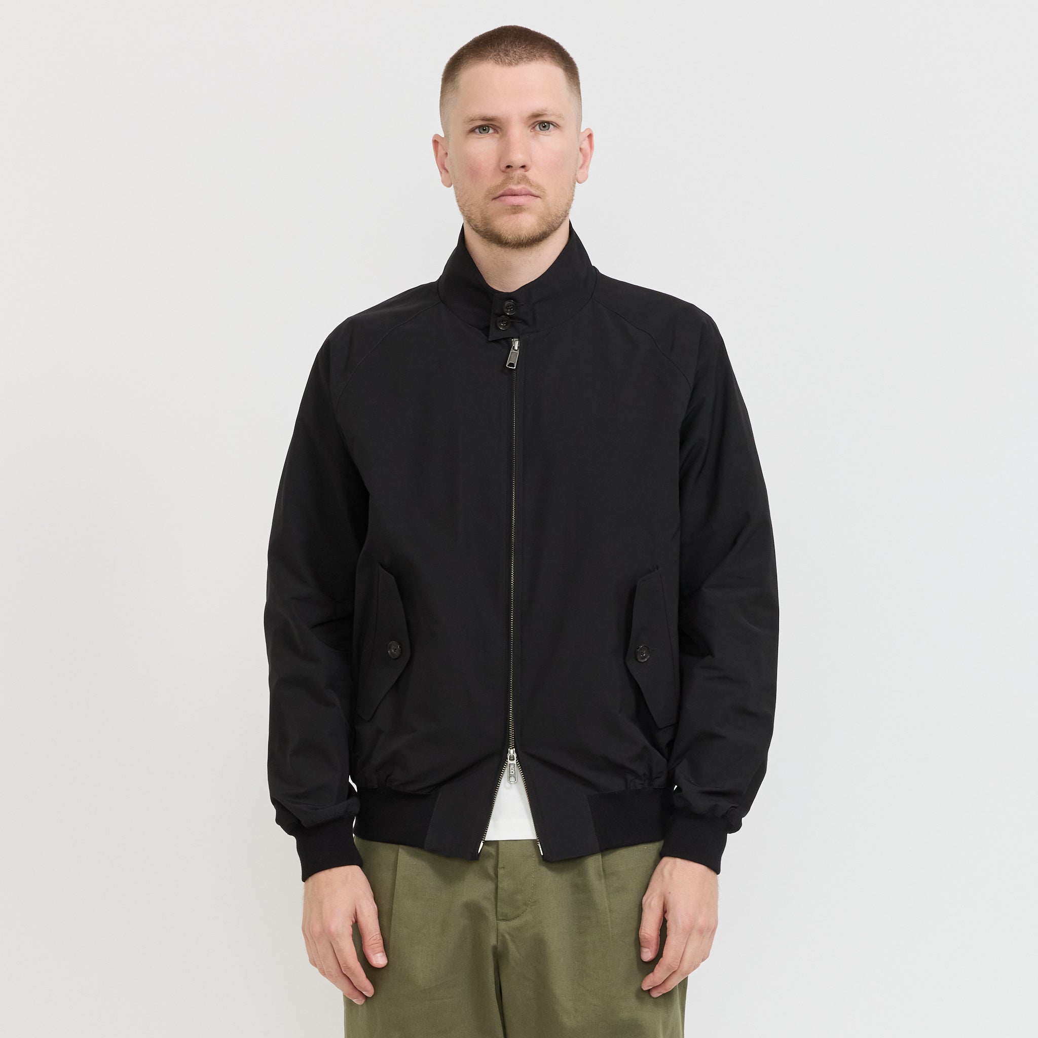 G9 Harrington Jacket Black | Classic British Mens Jackets | Maplestore