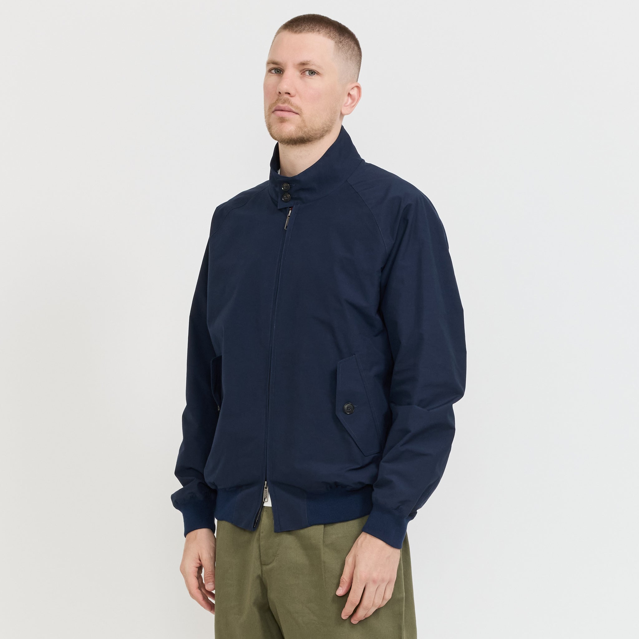 Baracuta G9 Harrington Jacket Navy | Maplestore