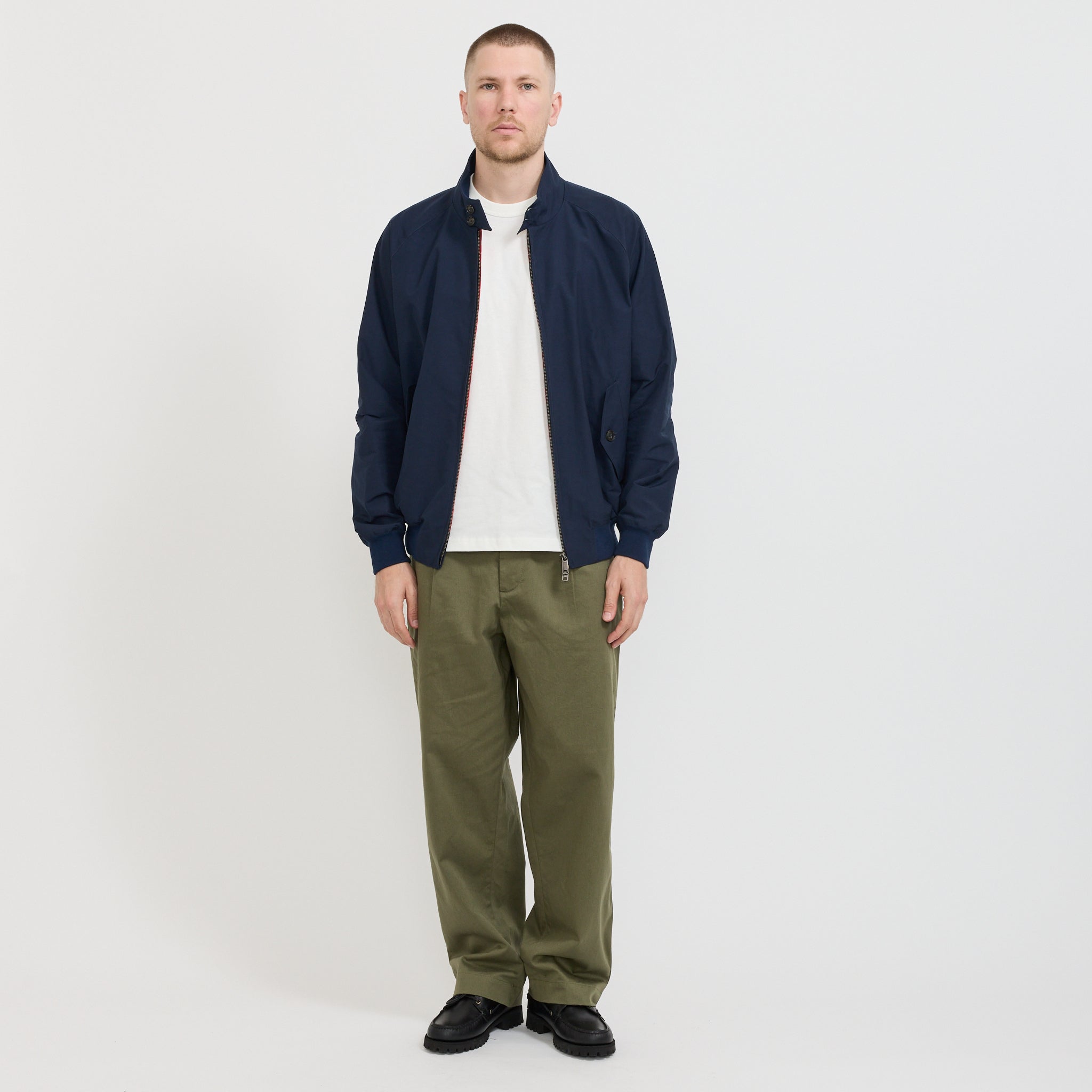 Baracuta G9 Harrington Jacket Navy | Maplestore