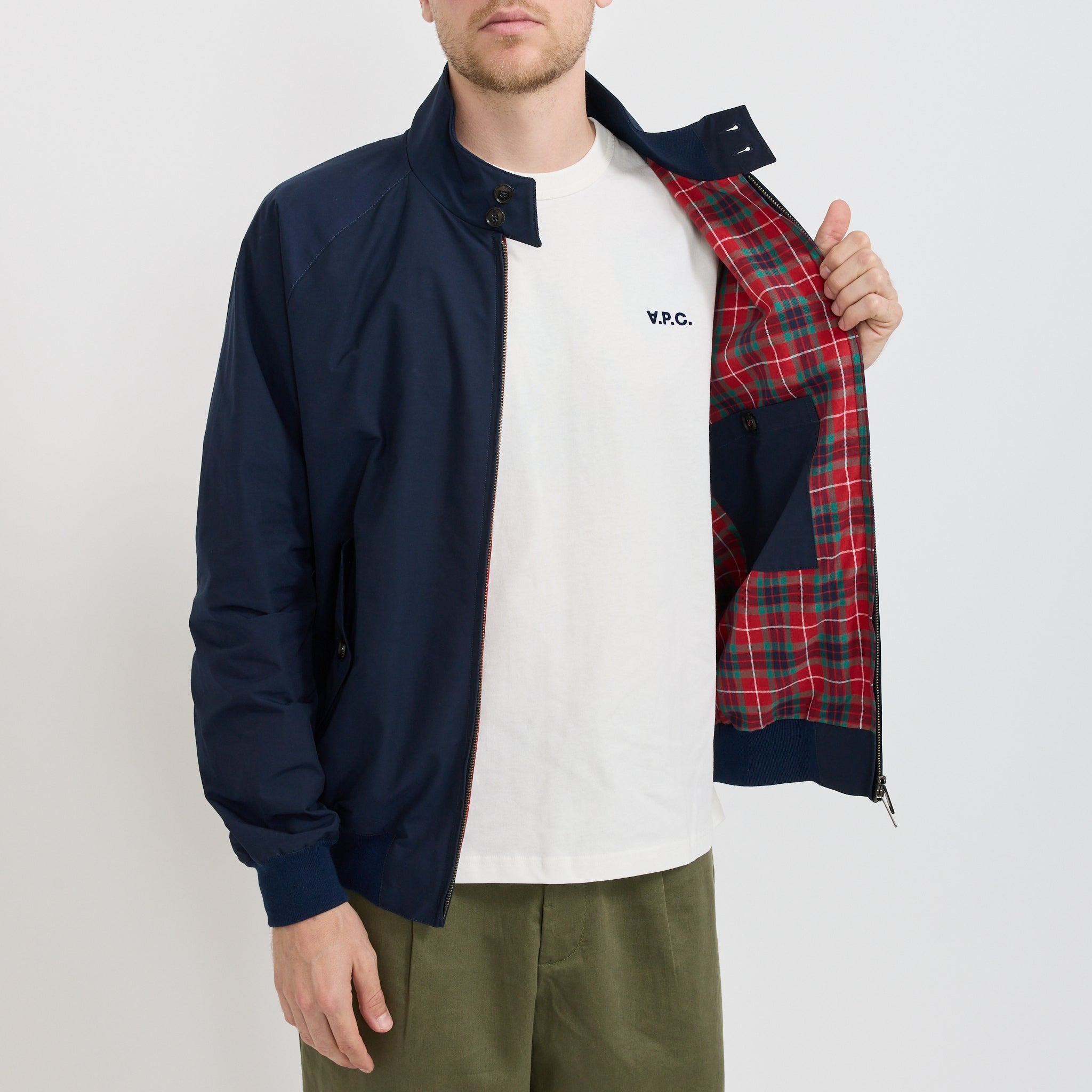 G9 Harrington Jacket Navy | Classic Mens Jackets from Baracuta