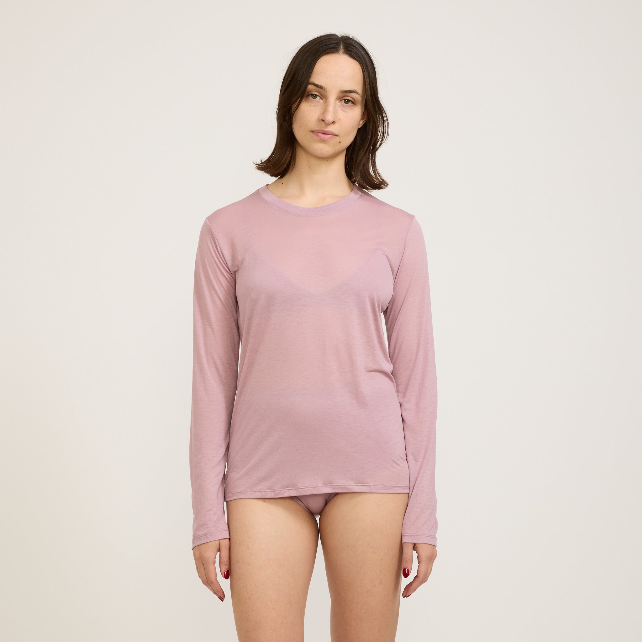 Long Sleeve Tee Still Purple