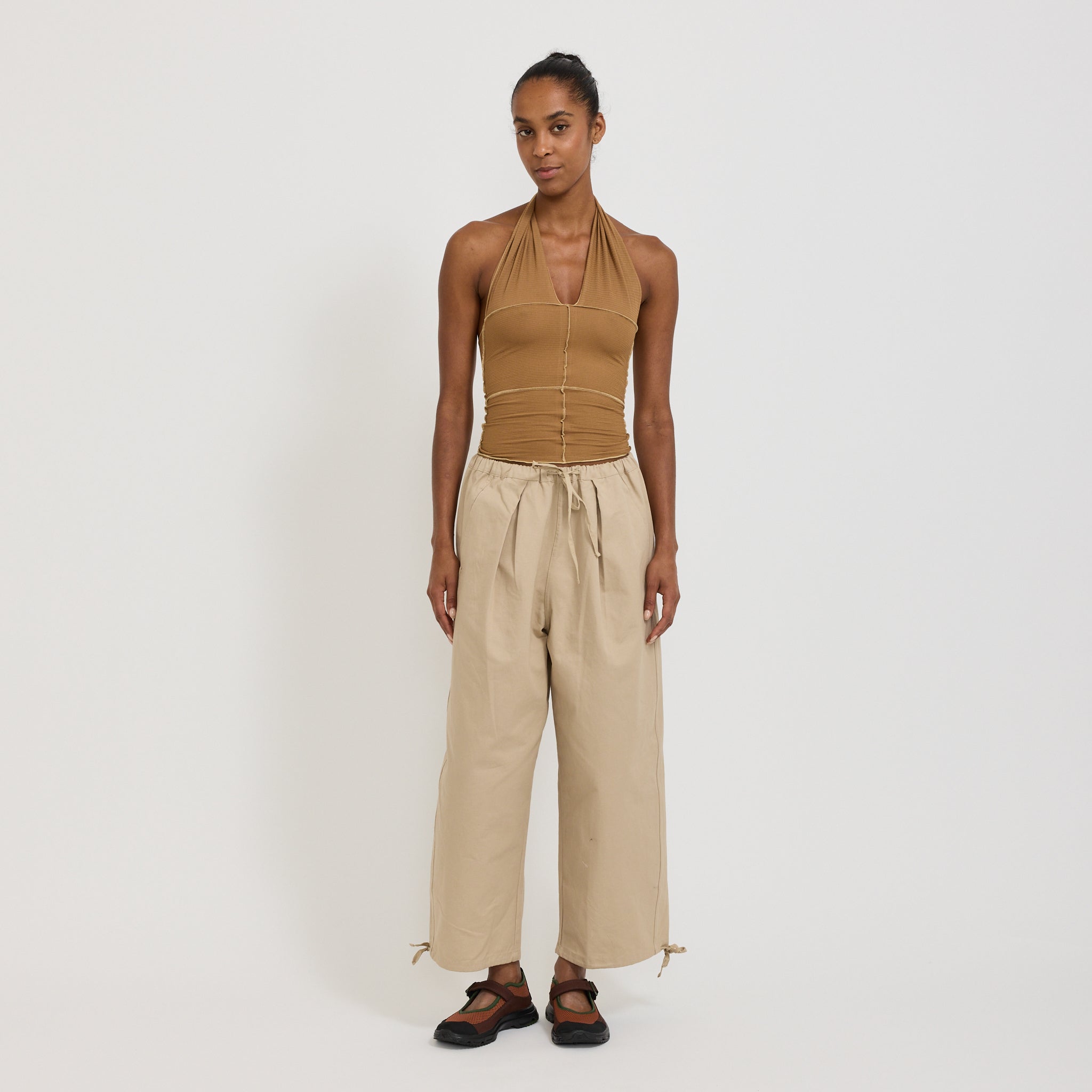 Baserange | Cinder Halter Top Alamillo Brown | Maplestore