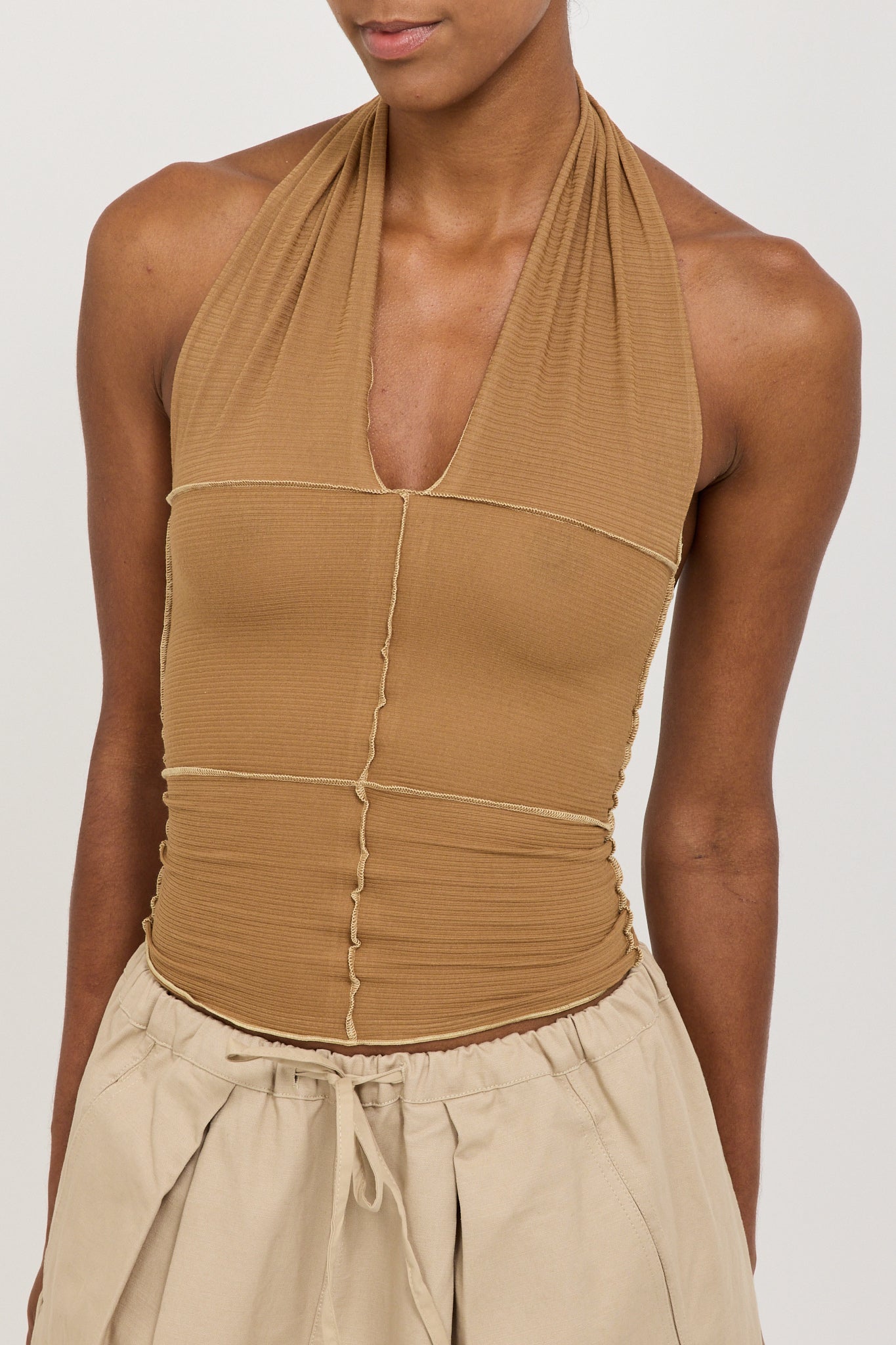 Cinder Halter Top Alamillo Brown