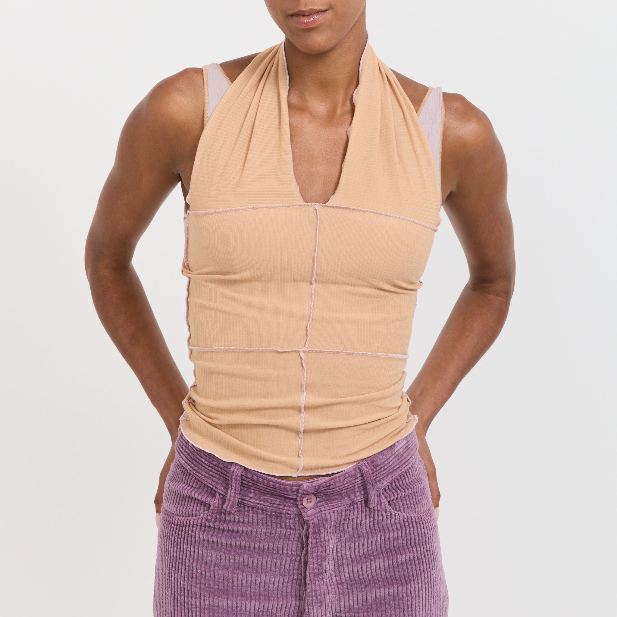 Baserange Cinder Halter Top Aural | Maplestore