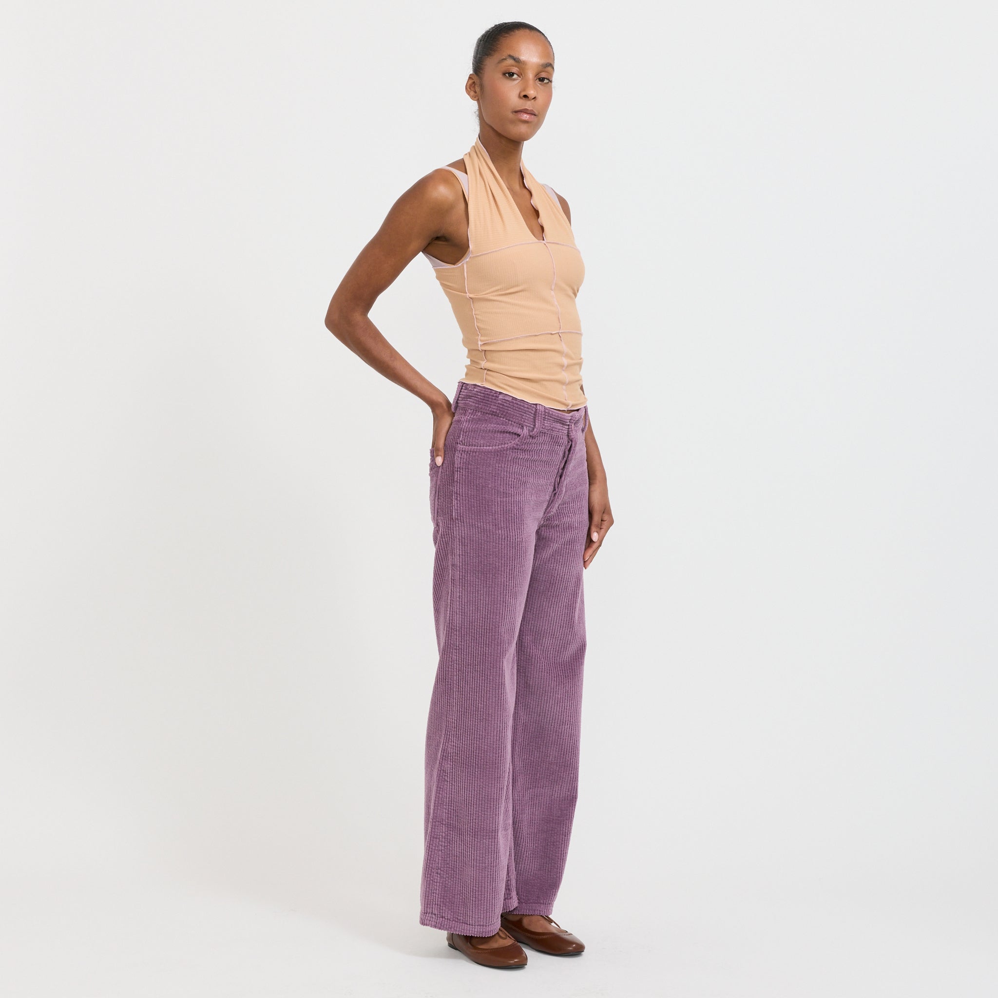 Baserange Cinder Halter Top Aural | Maplestore