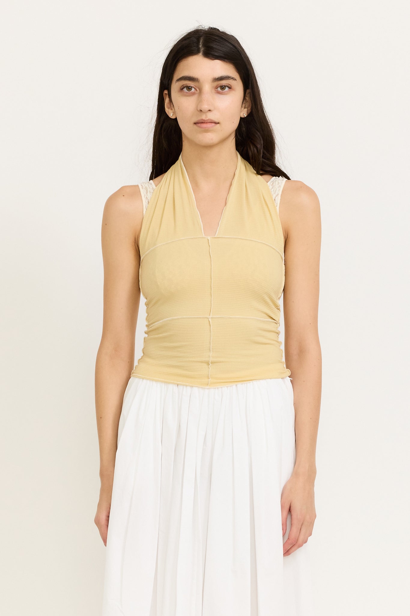 Cinder Halter Top Hen Yellow