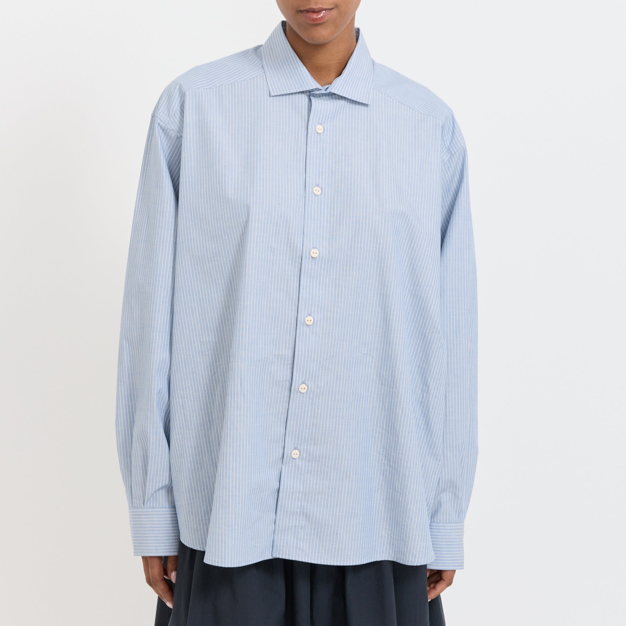 Claude Shirt Blue Stripe