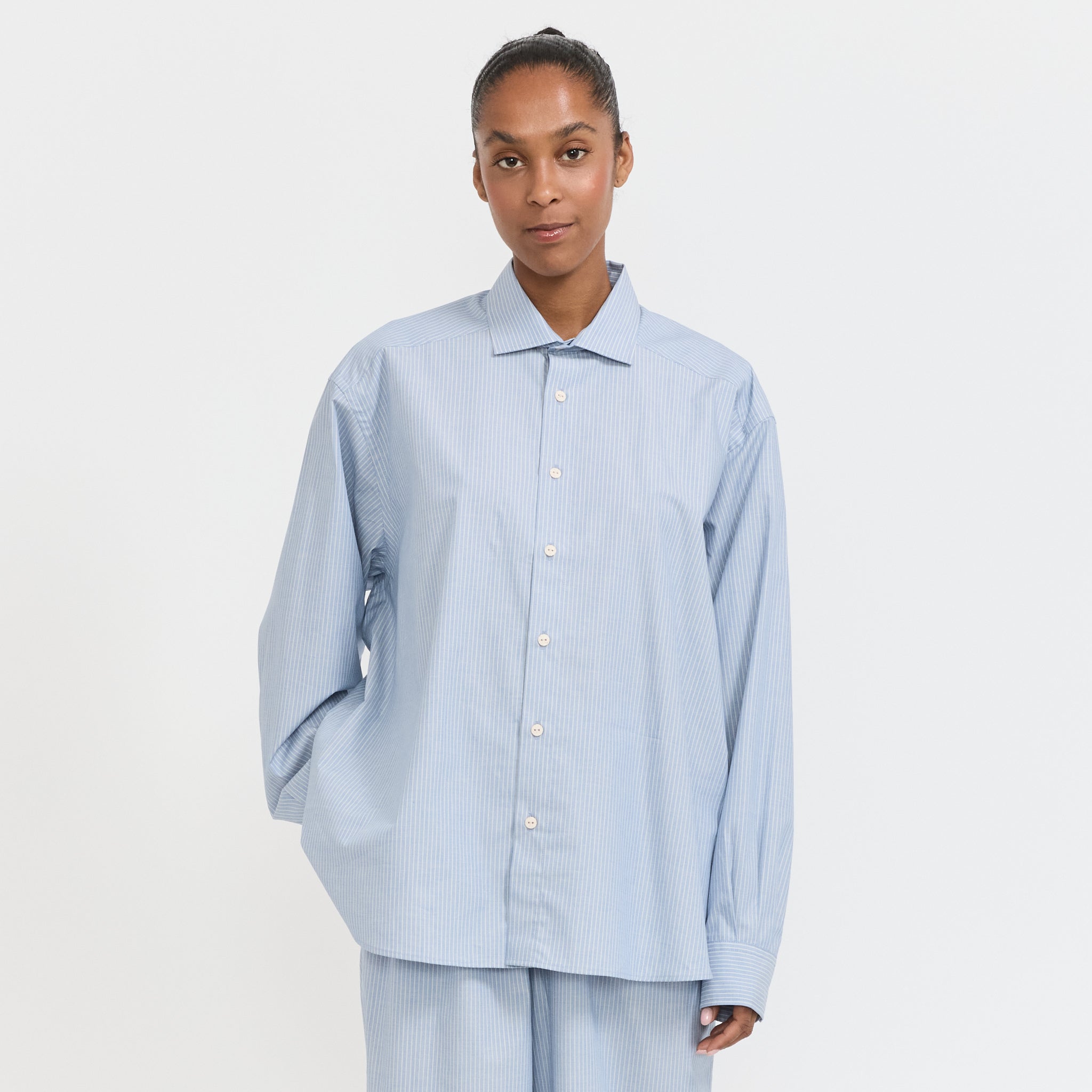 Claude Shirt Blue Stripe