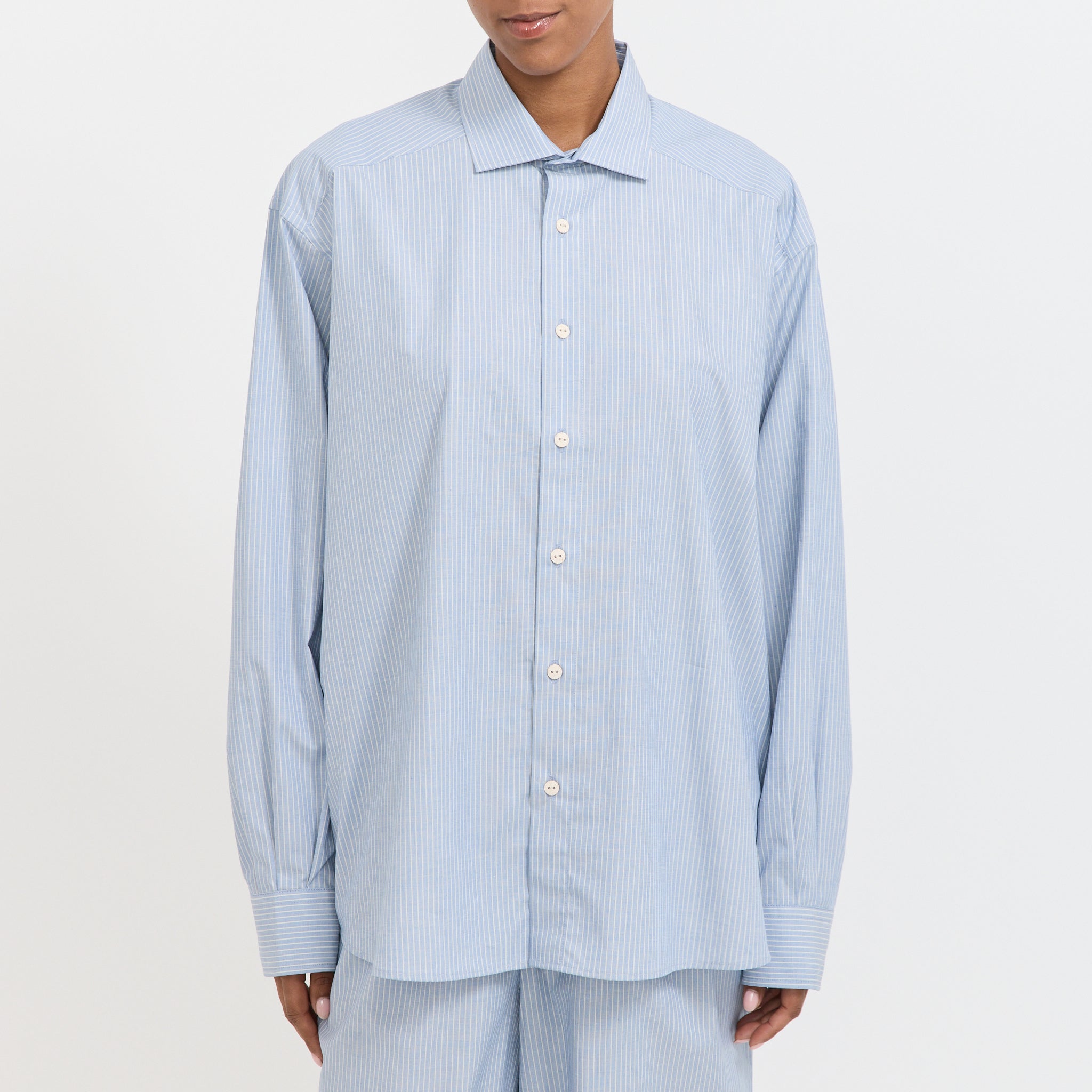 Claude Shirt Blue Stripe