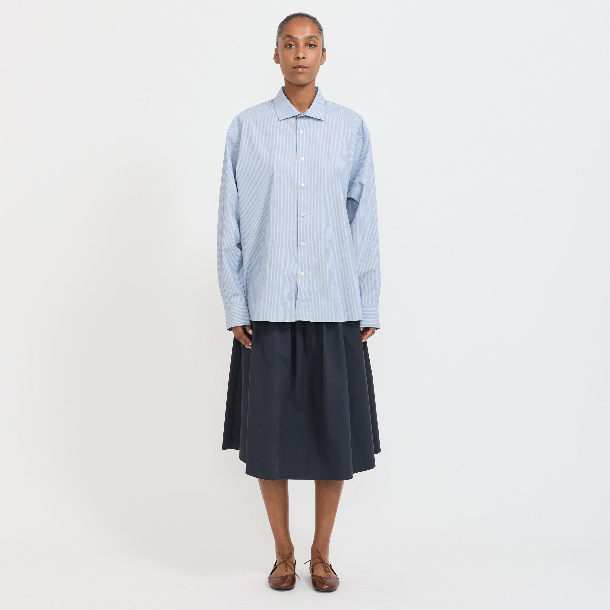 Claude Shirt Blue Stripe