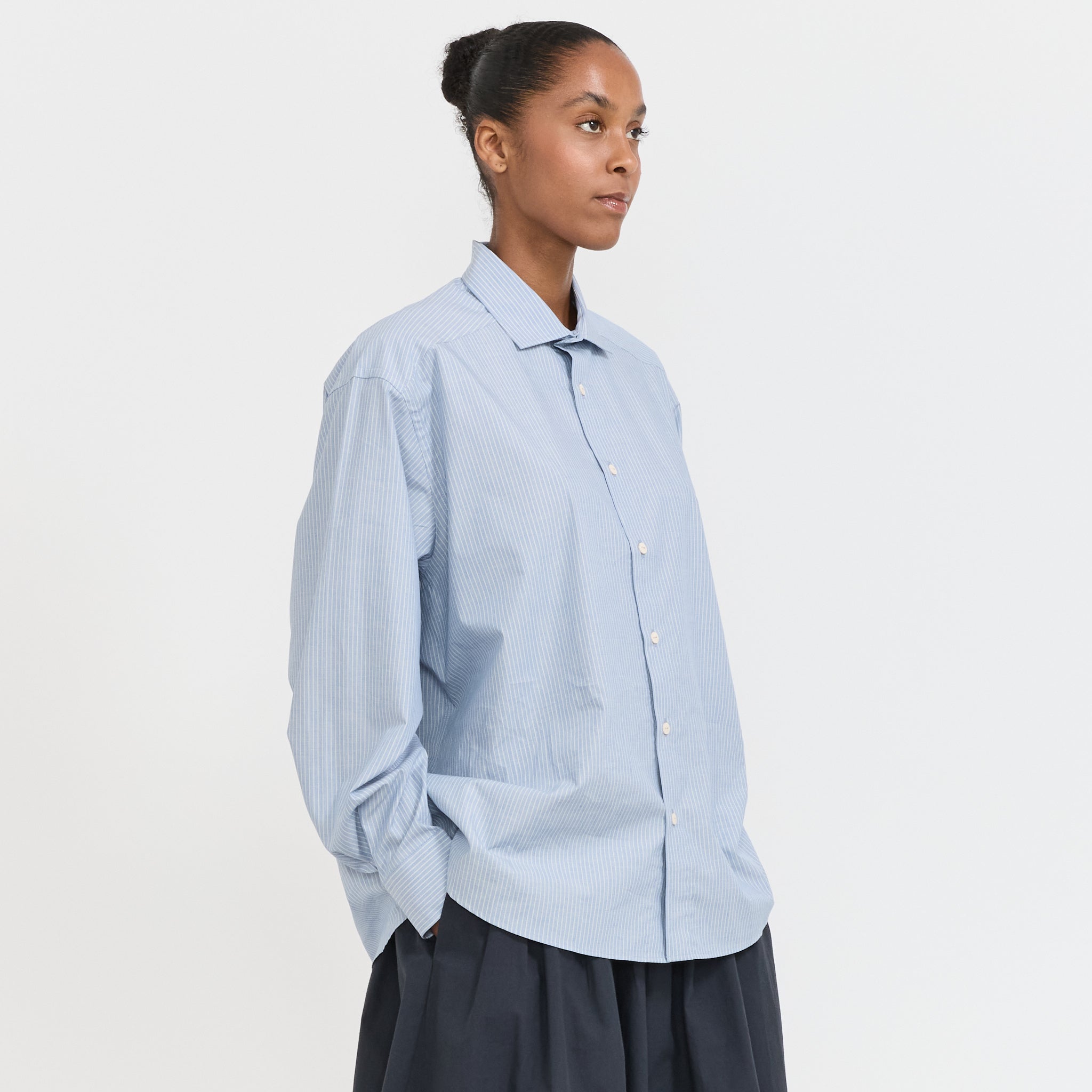Claude Shirt Blue Stripe