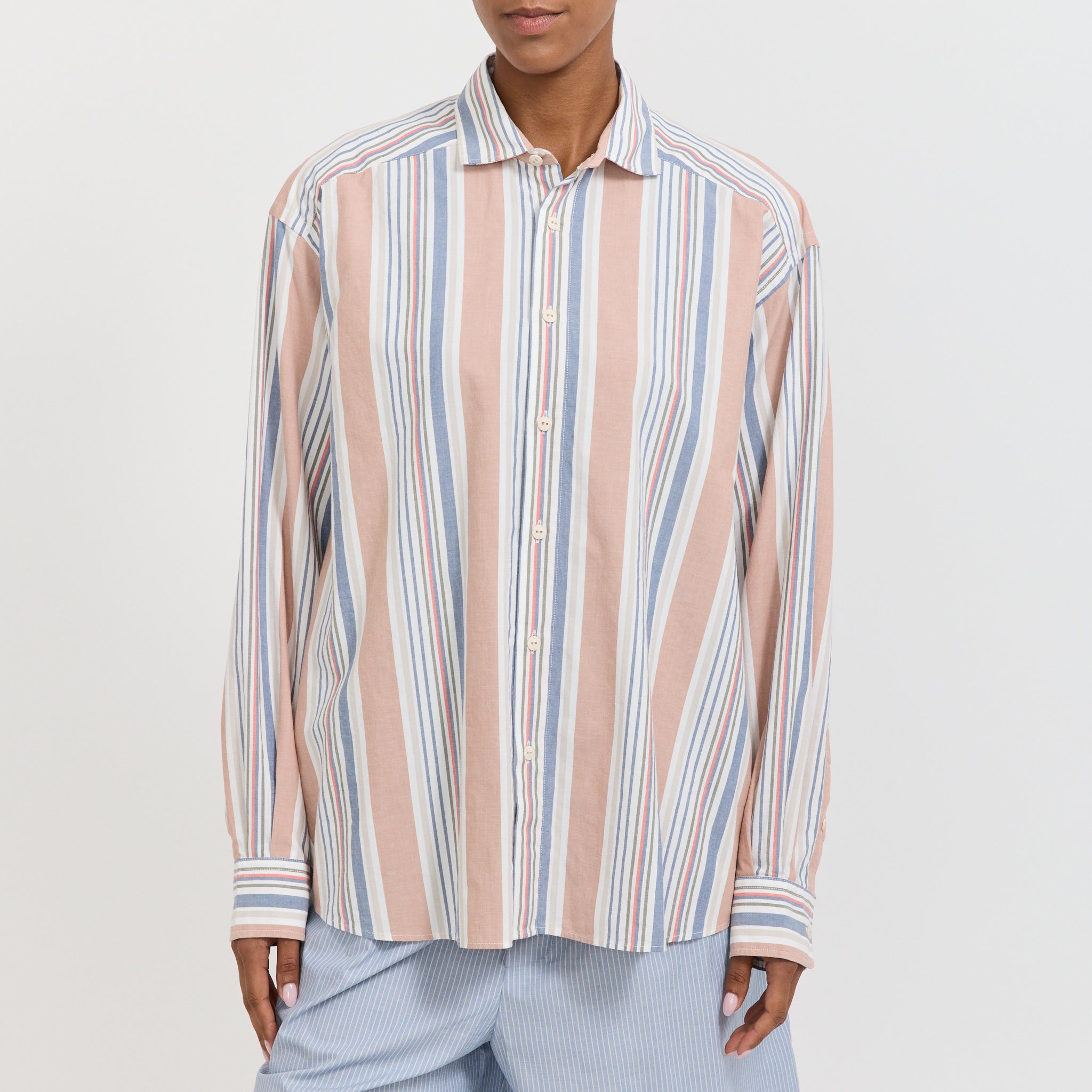 Baserange | Claude Shirt Martinique Brick | Maplestore
