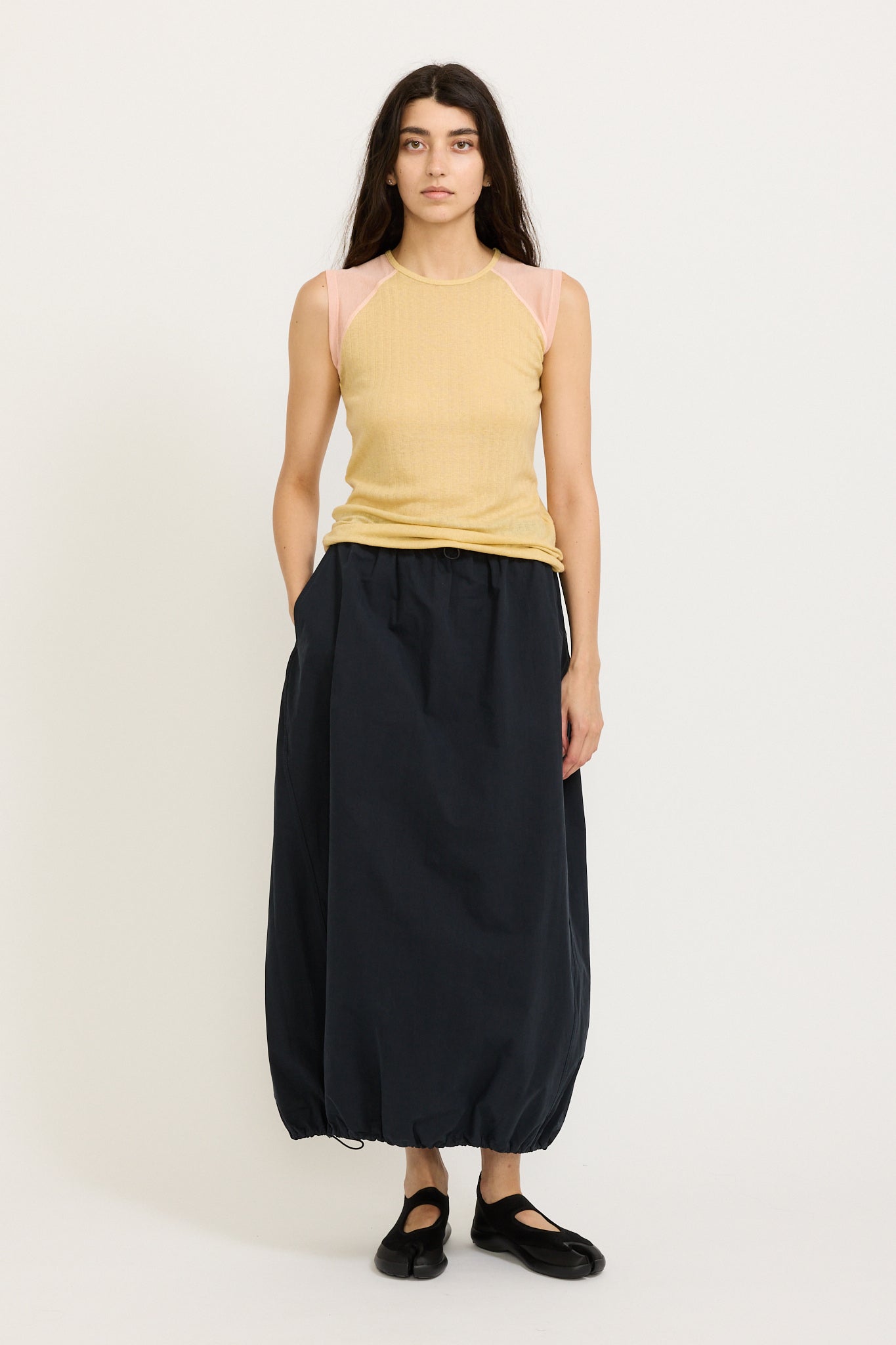 Gene Tank Hen Yellow/Buio Pink