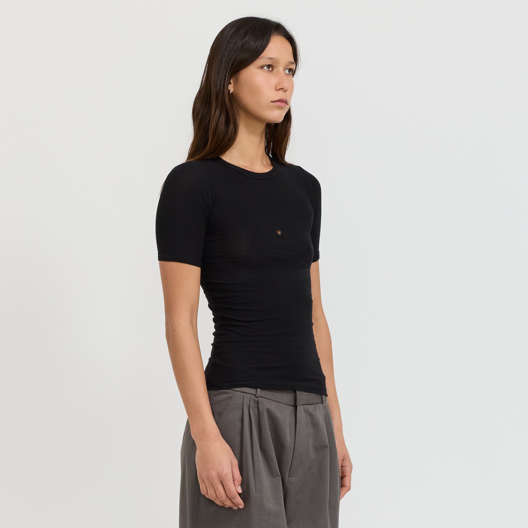 Heart Tee Black