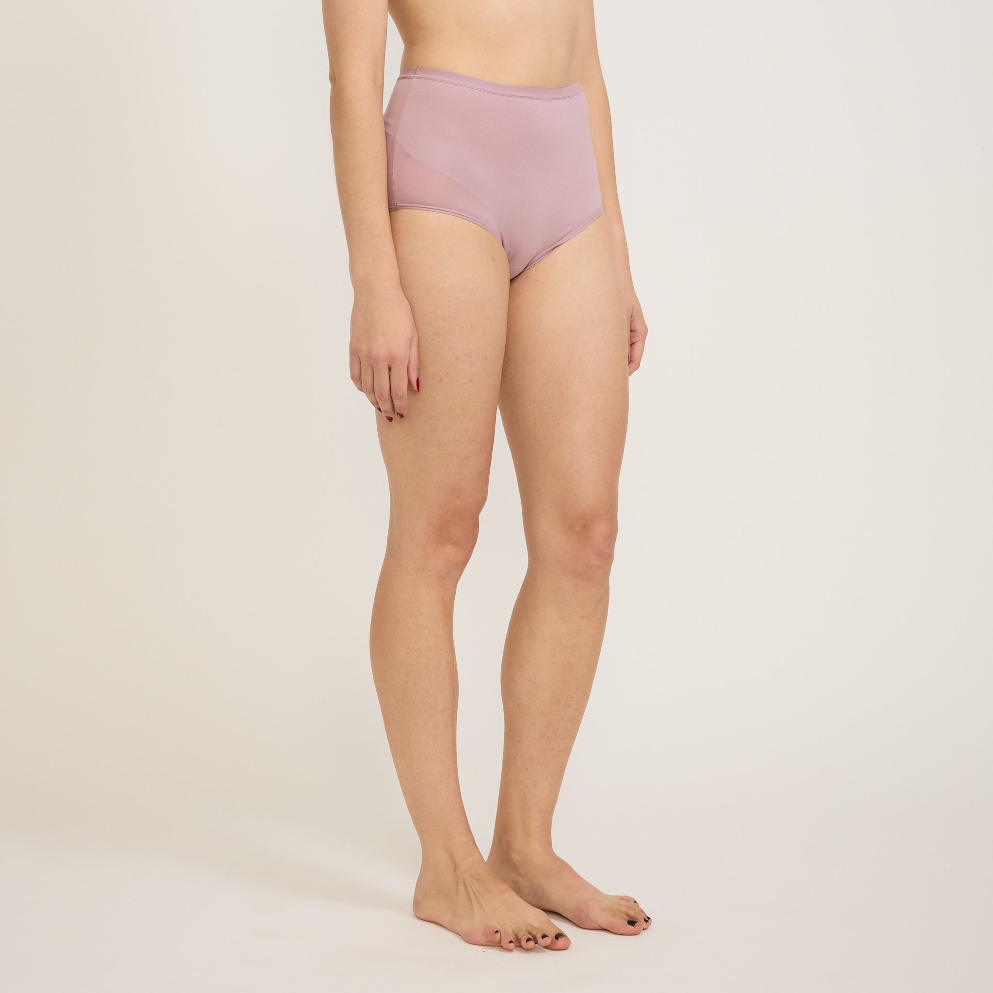 Baserange | High Waist Bell Pants Still Purple | Maplestore