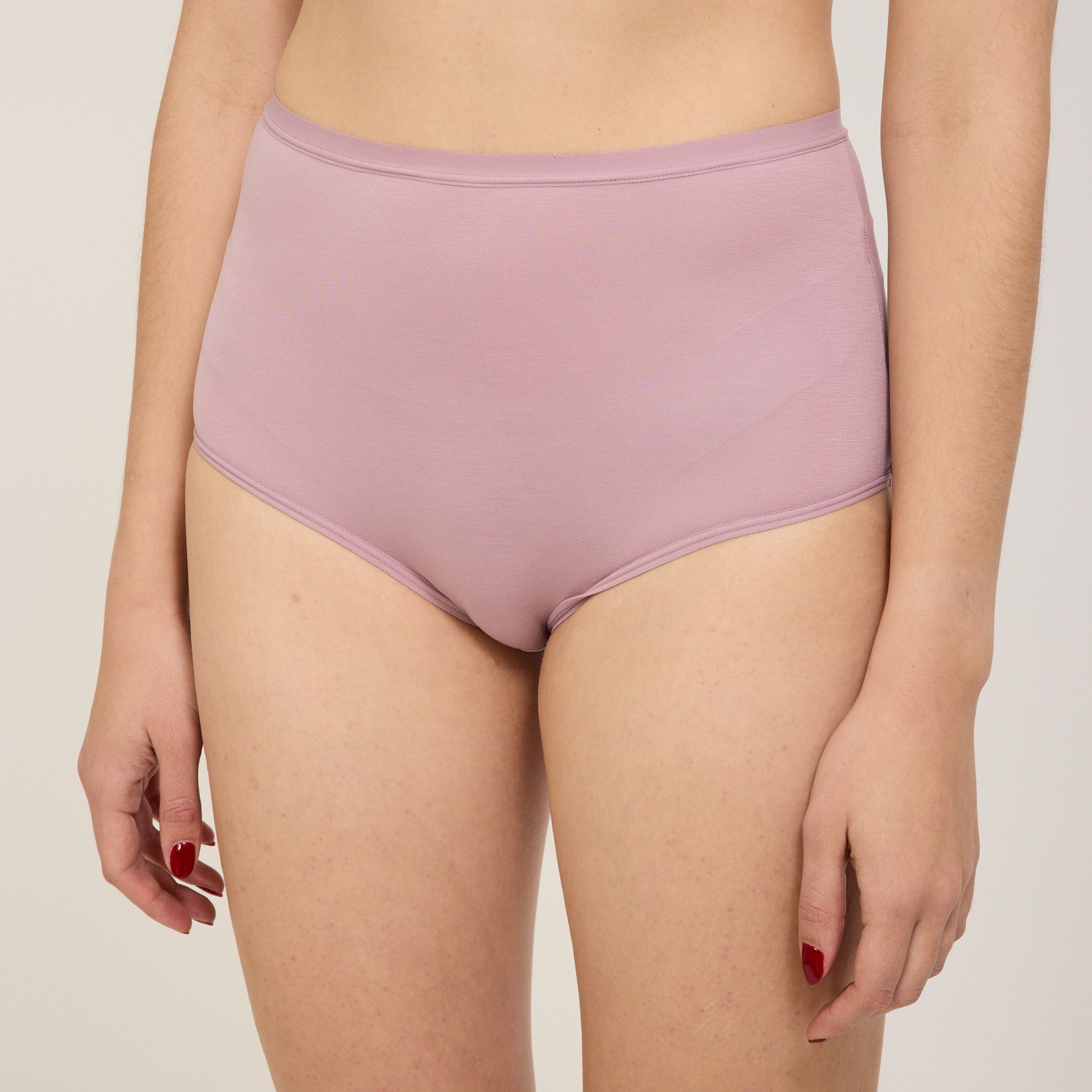 Baserange | High Waist Bell Pants Still Purple | Maplestore