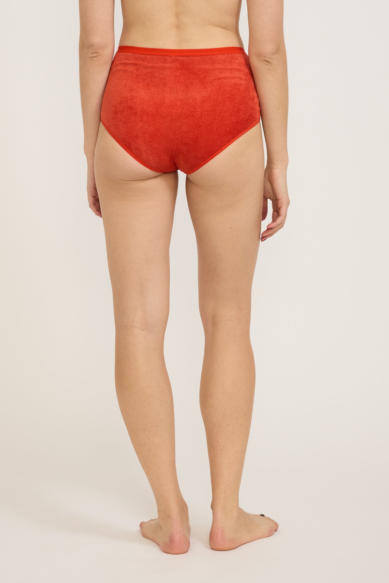 Baserange | High Waist Bell Pants Mino Red | Maplestore