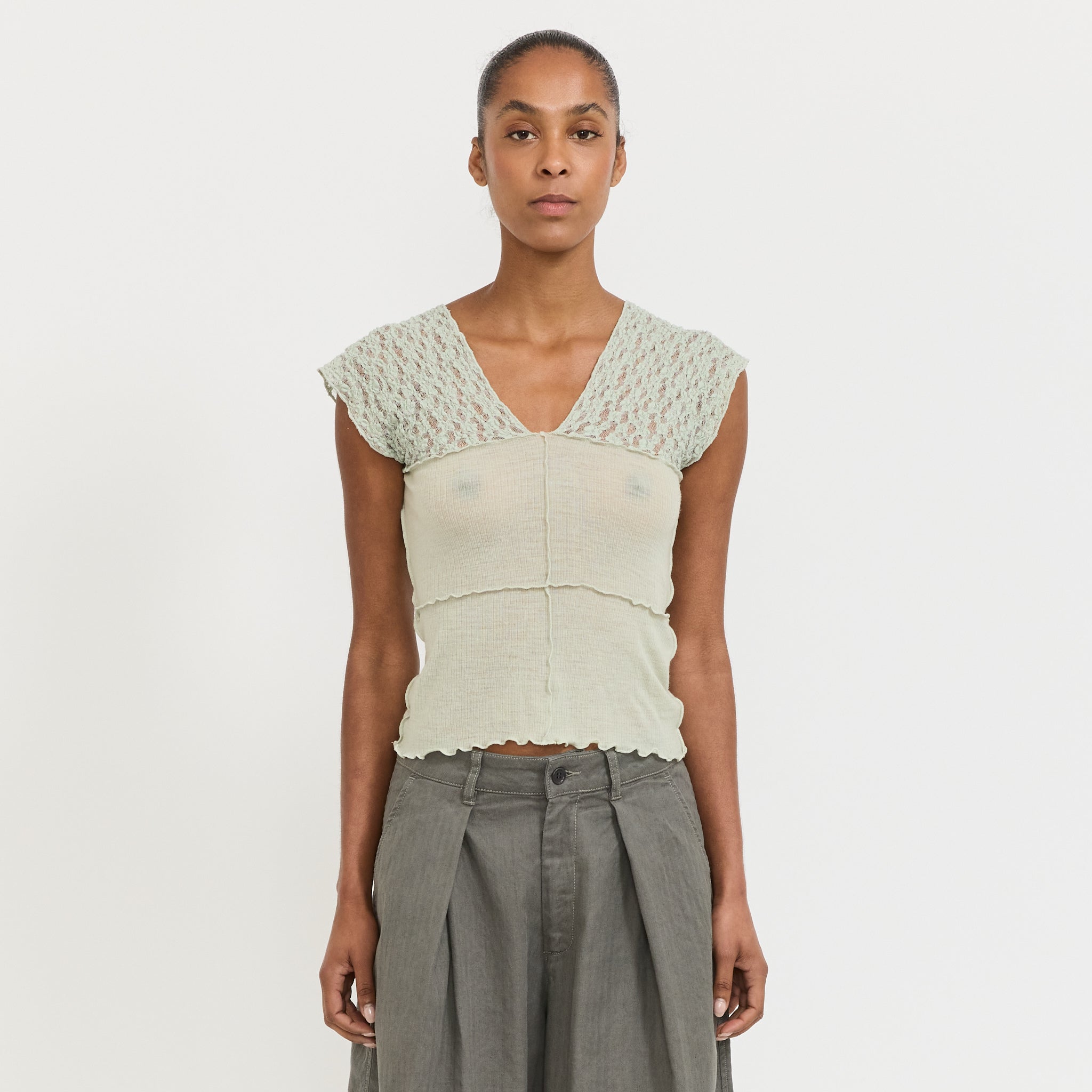 Baserange Nehru Tank Conta Green | Maplestore