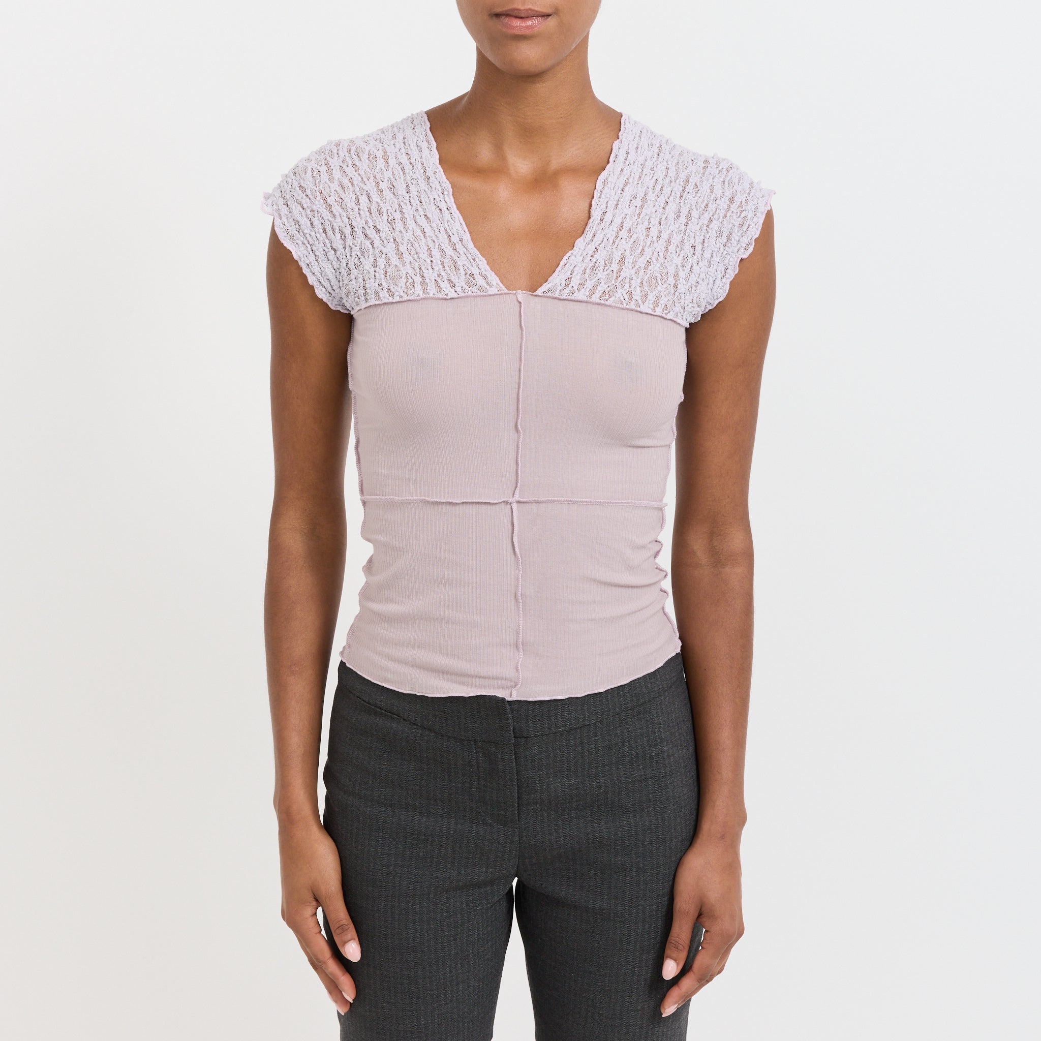 Nehru Tank Cylin/Verbe Purple