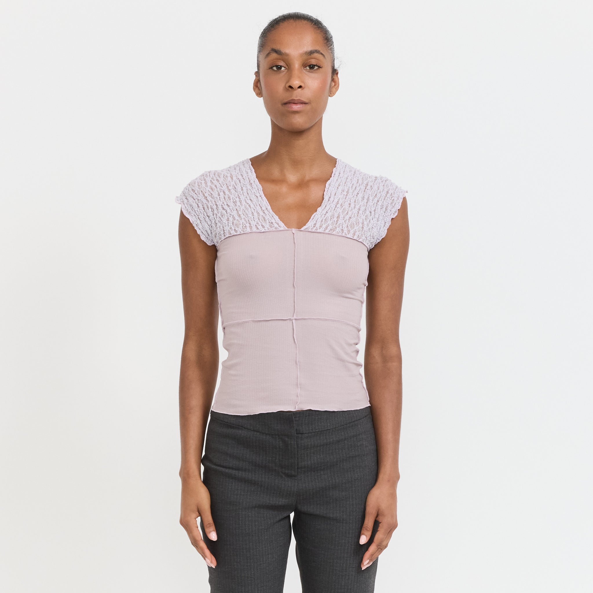 Nehru Tank Cylin/Verbe Purple